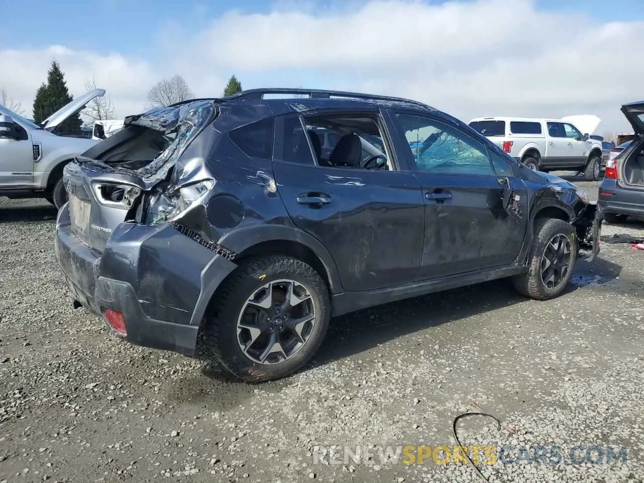 3 fotografías del automóvil dañado JF2GTACC1KG288107 SUBARU CROSSTREK 2019