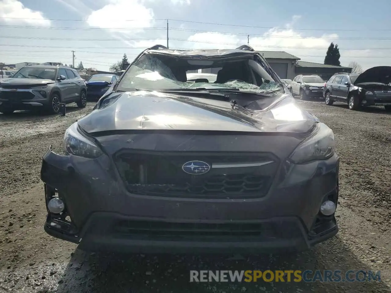 5 fotografías del automóvil dañado JF2GTACC1KG288107 SUBARU CROSSTREK 2019