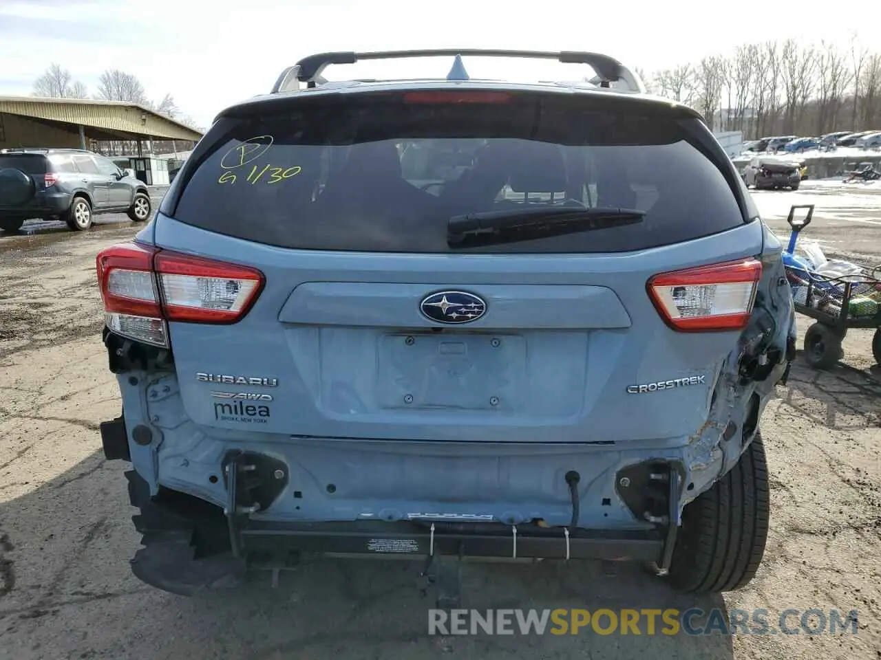 6 fotografías del automóvil dañado JF2GTACC2K9234173 SUBARU CROSSTREK 2019