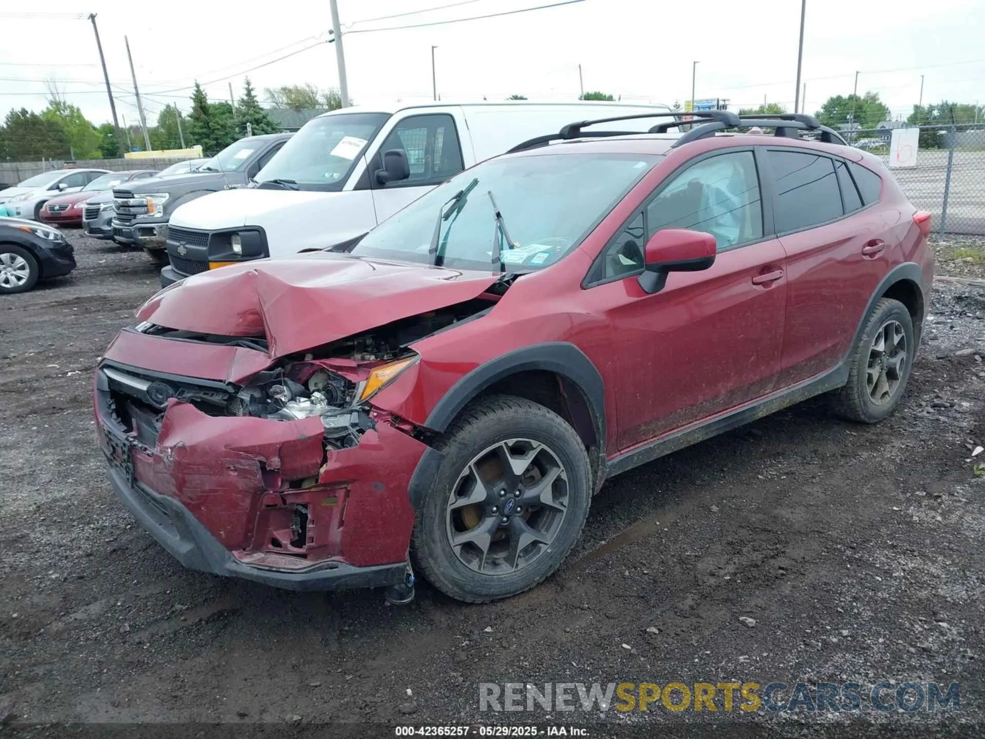 2 fotografías del automóvil dañado JF2GTACC2KH231845 SUBARU CROSSTREK 2019