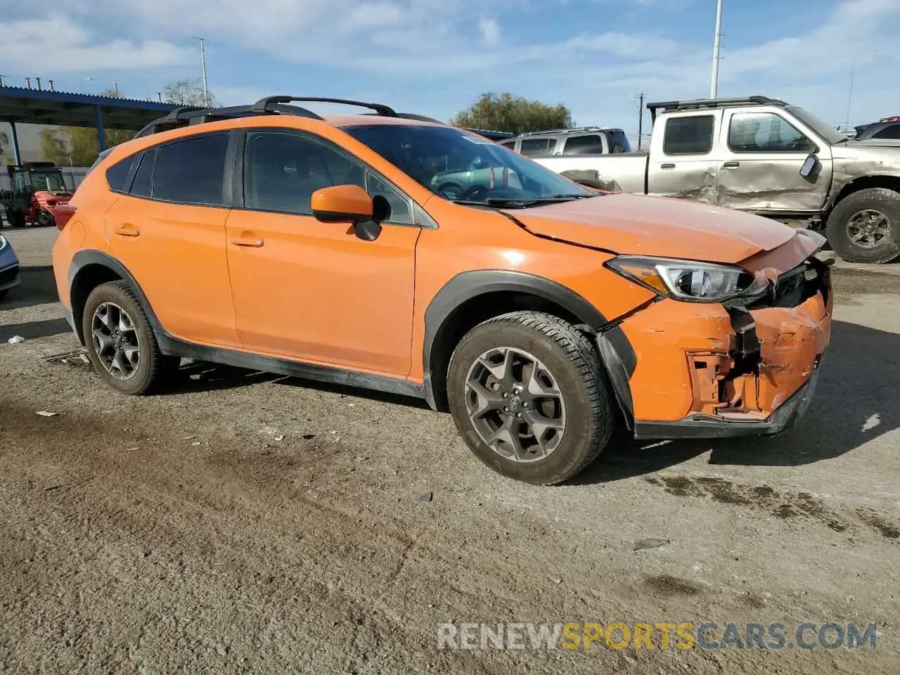 4 fotografías del automóvil dañado JF2GTACC4KH349010 SUBARU CROSSTREK 2019