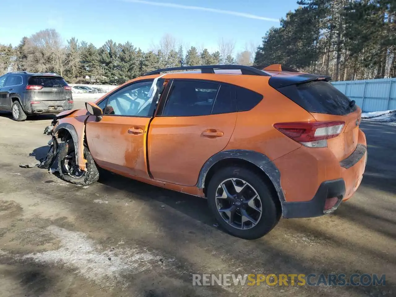 2 fotografías del automóvil dañado JF2GTACC5K8202825 SUBARU CROSSTREK 2019