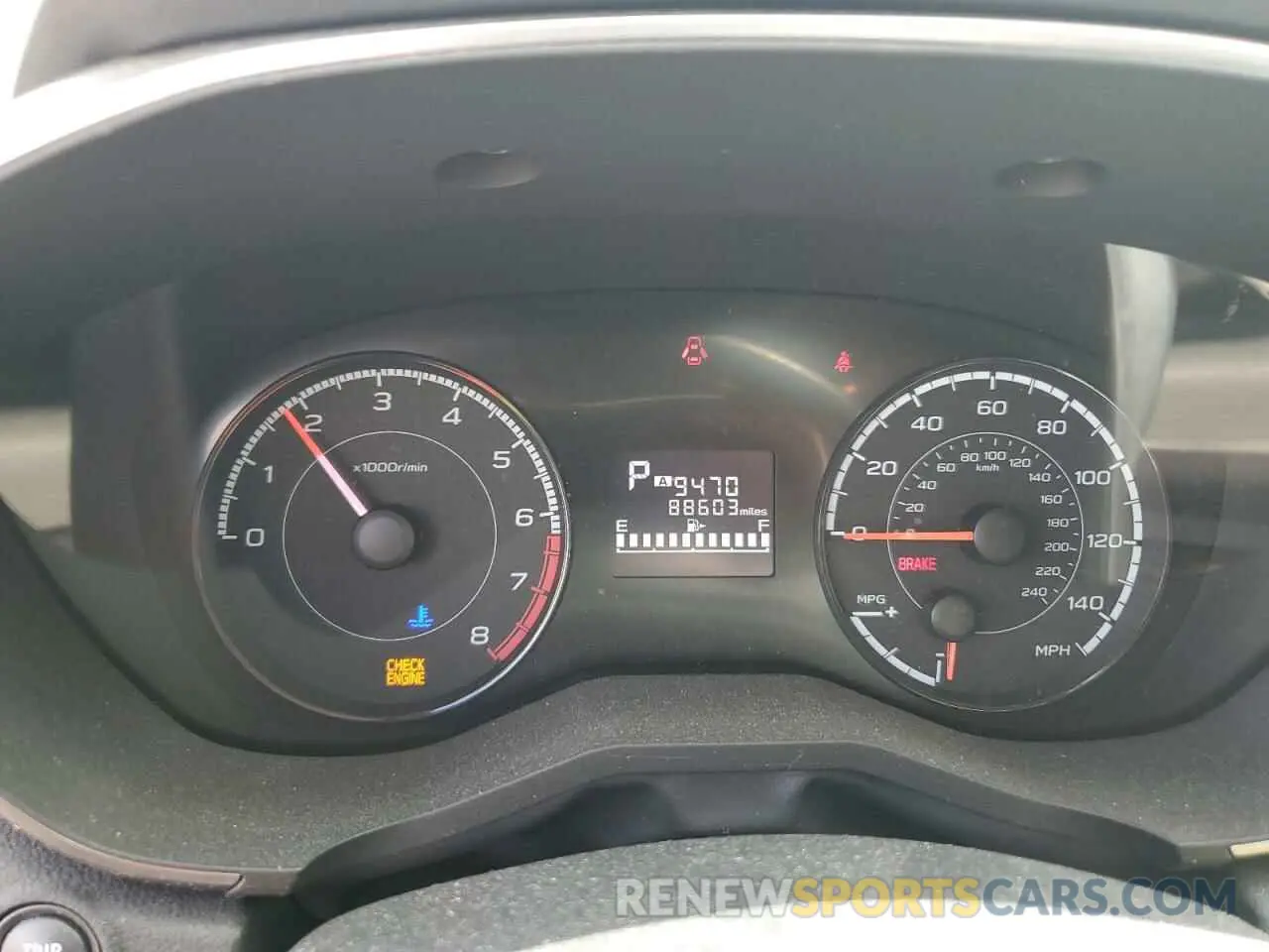 9 fotografías del automóvil dañado JF2GTACC6K8267862 SUBARU CROSSTREK 2019