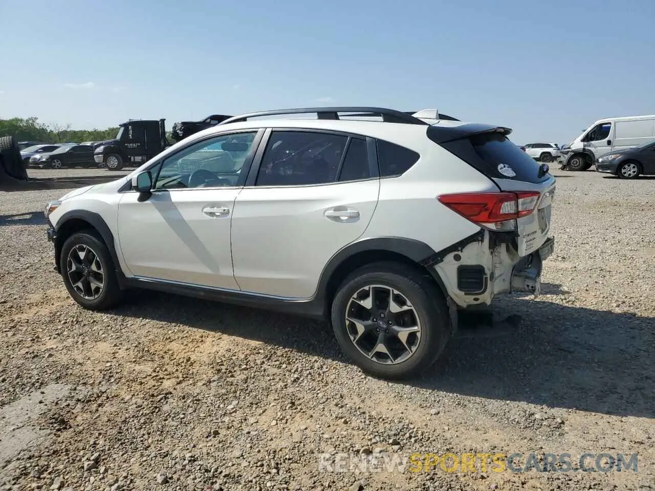 2 fotografías del automóvil dañado JF2GTACC6K8310600 SUBARU CROSSTREK 2019