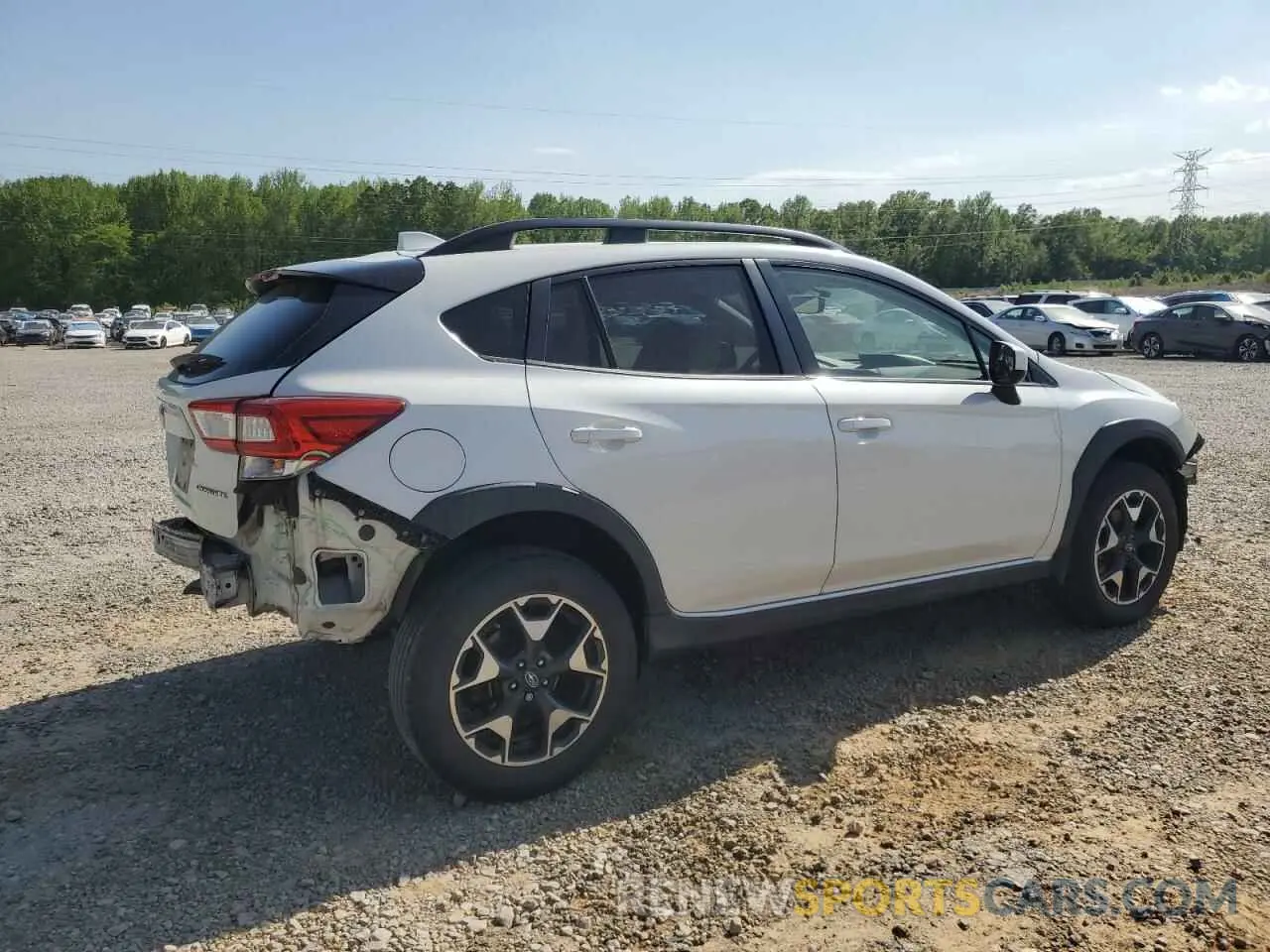 3 fotografías del automóvil dañado JF2GTACC6K8310600 SUBARU CROSSTREK 2019