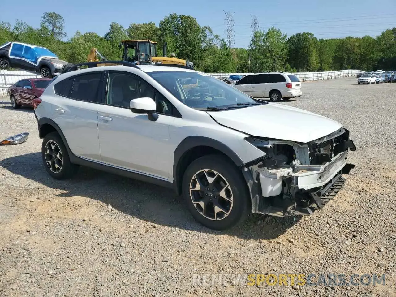 4 fotografías del automóvil dañado JF2GTACC6K8310600 SUBARU CROSSTREK 2019
