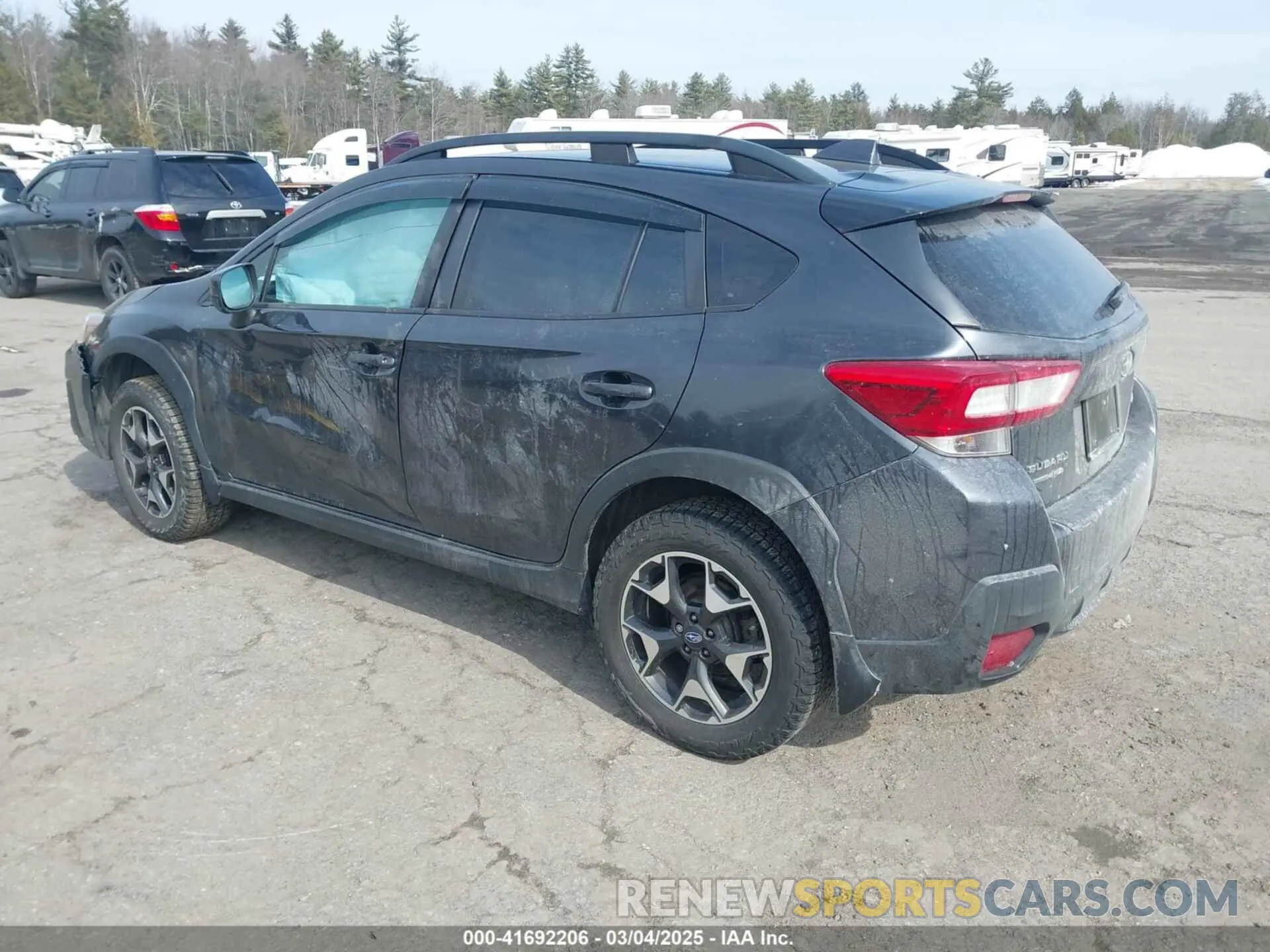 3 fotografías del automóvil dañado JF2GTACC6KG205979 SUBARU CROSSTREK 2019