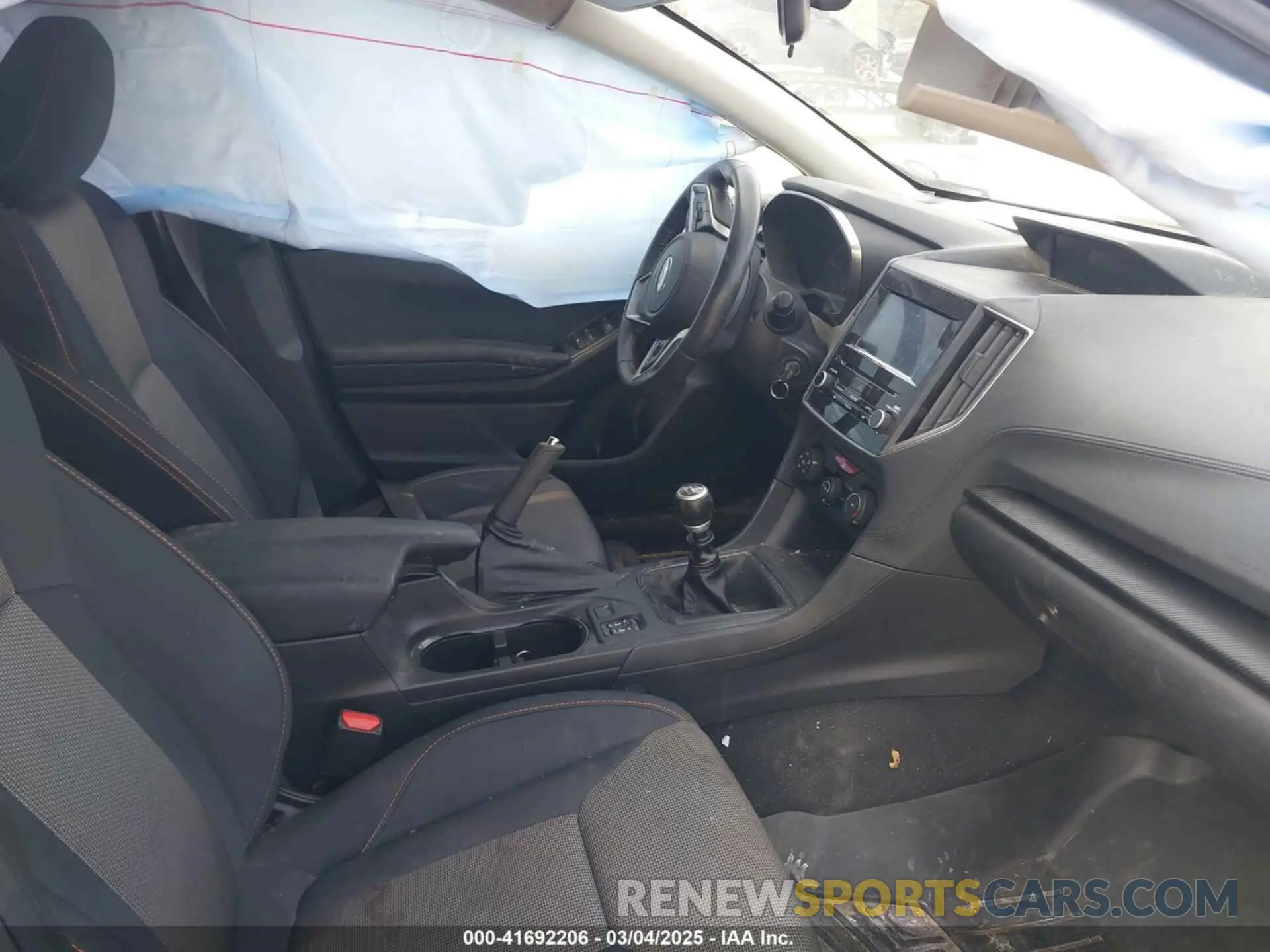 5 fotografías del automóvil dañado JF2GTACC6KG205979 SUBARU CROSSTREK 2019