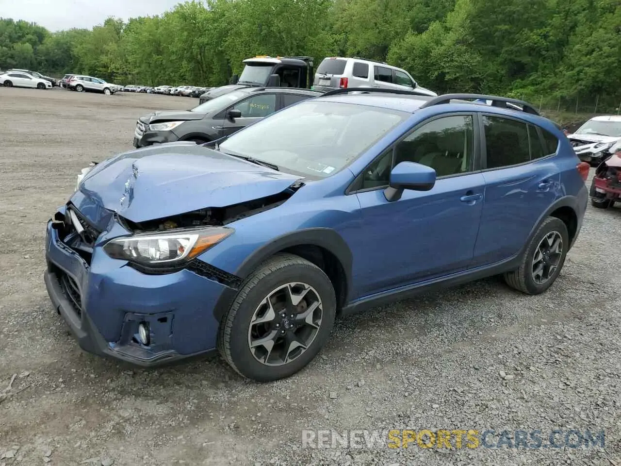 1 fotografías del automóvil dañado JF2GTACC6KH203711 SUBARU CROSSTREK 2019