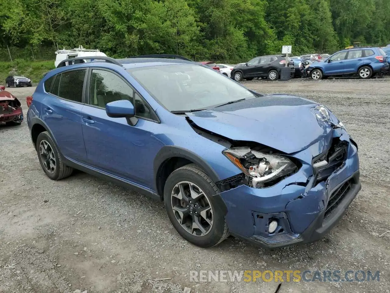 4 fotografías del automóvil dañado JF2GTACC6KH203711 SUBARU CROSSTREK 2019