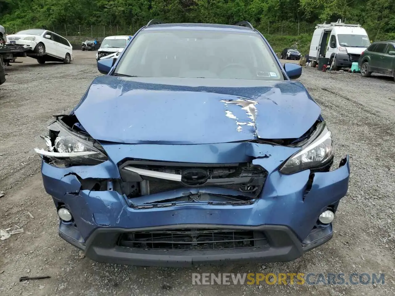 5 fotografías del automóvil dañado JF2GTACC6KH203711 SUBARU CROSSTREK 2019