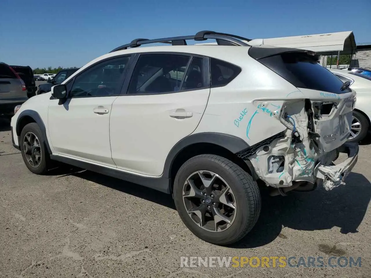2 fotografías del automóvil dañado JF2GTACC8K8237861 SUBARU CROSSTREK 2019
