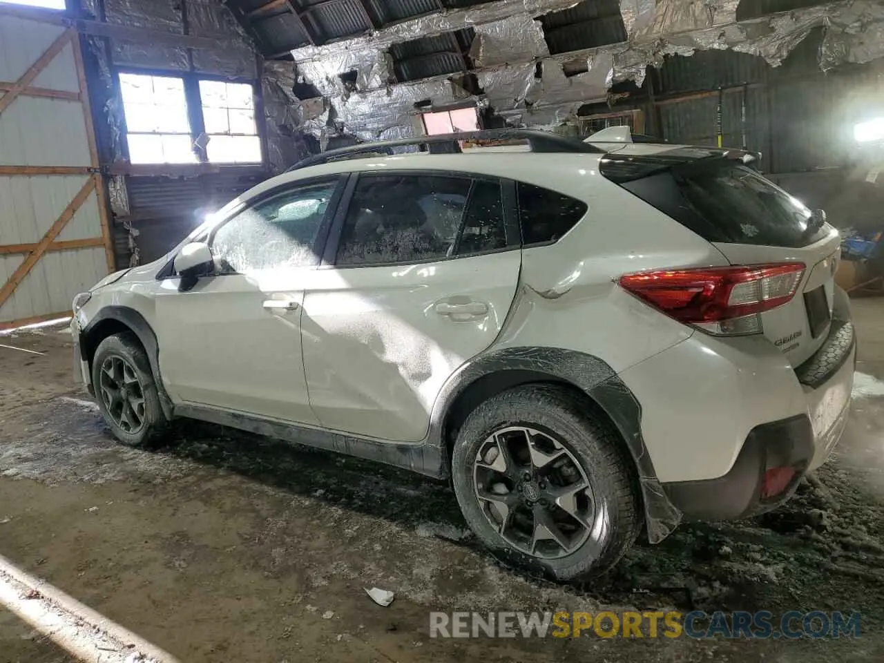 2 fotografías del automóvil dañado JF2GTACC8K8273694 SUBARU CROSSTREK 2019