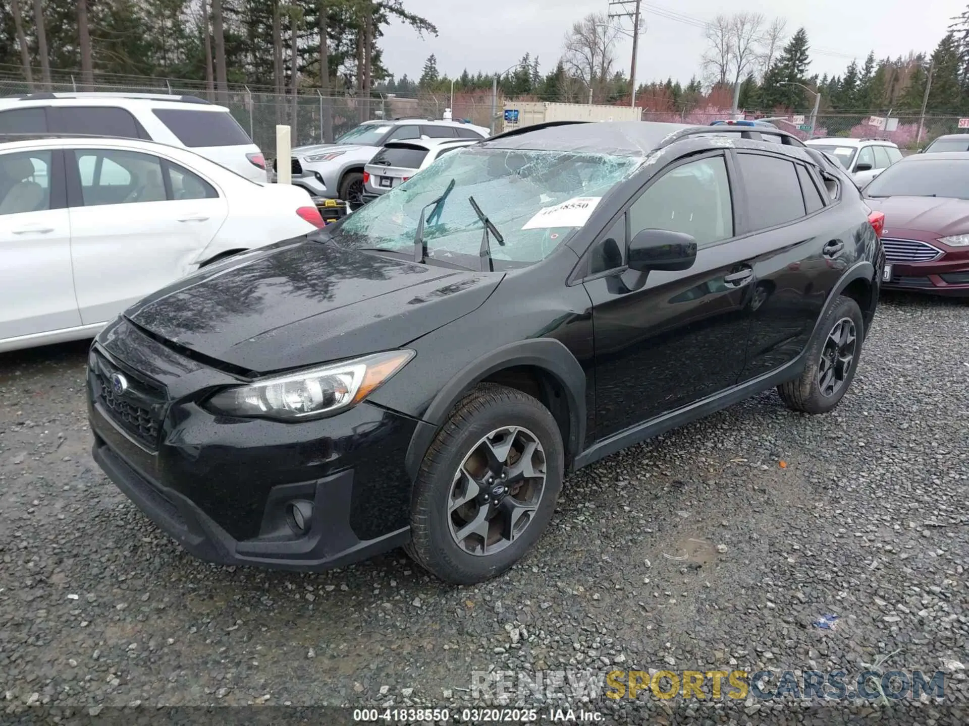 2 fotografías del automóvil dañado JF2GTACC8KH372127 SUBARU CROSSTREK 2019