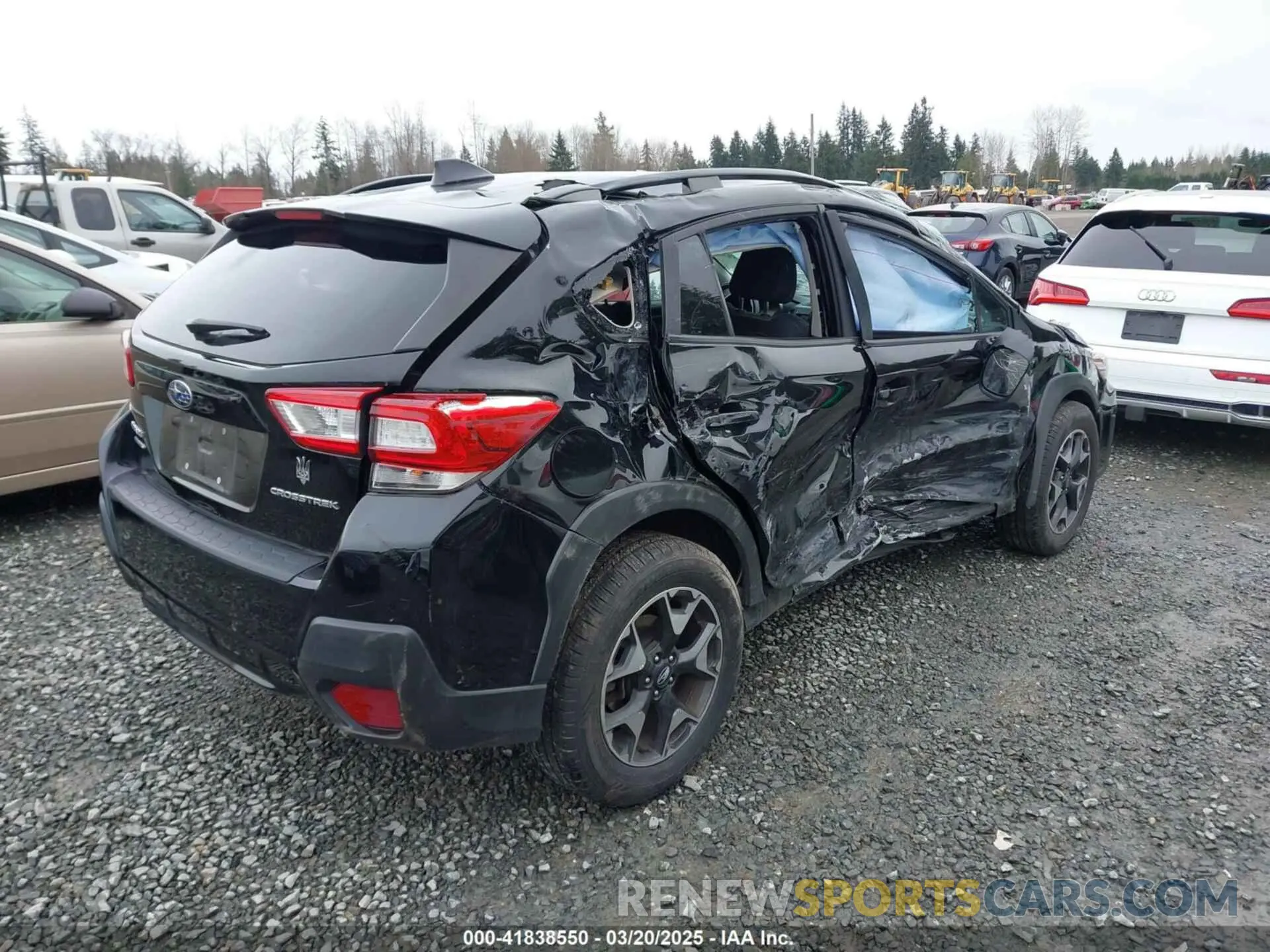 4 fotografías del automóvil dañado JF2GTACC8KH372127 SUBARU CROSSTREK 2019
