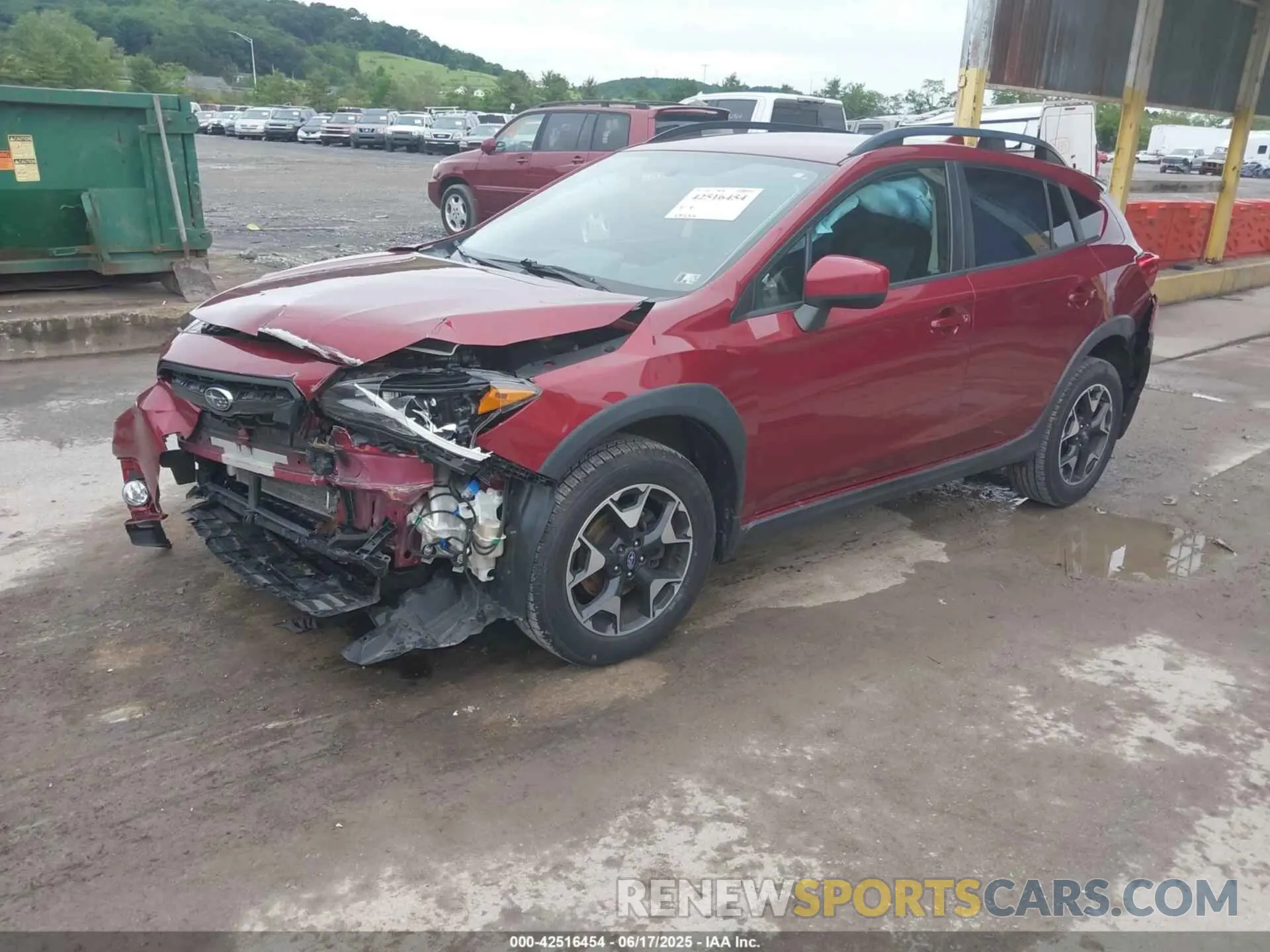2 fotografías del automóvil dañado JF2GTACC9K8242292 SUBARU CROSSTREK 2019