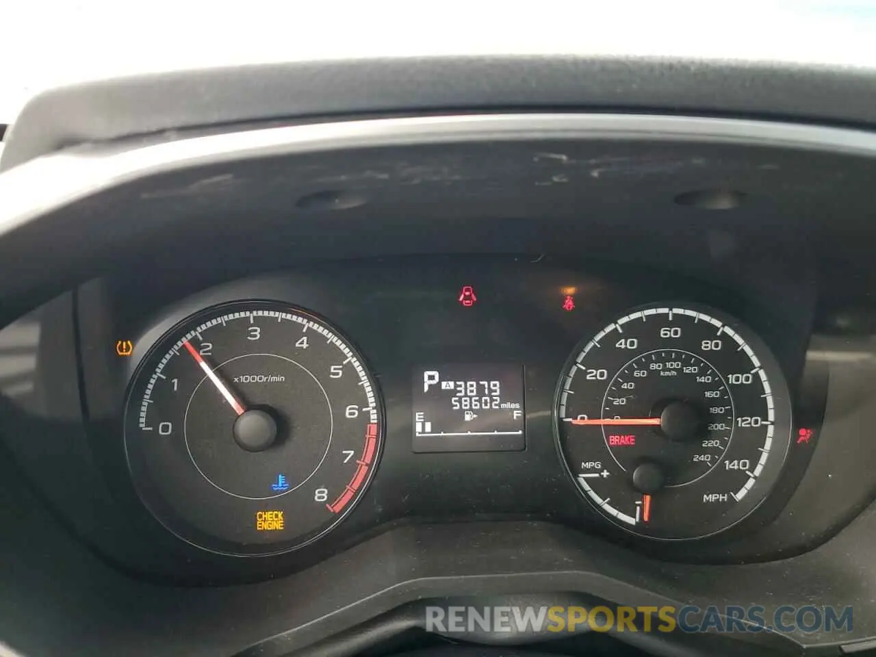 9 fotografías del automóvil dañado JF2GTACC9KH327889 SUBARU CROSSTREK 2019