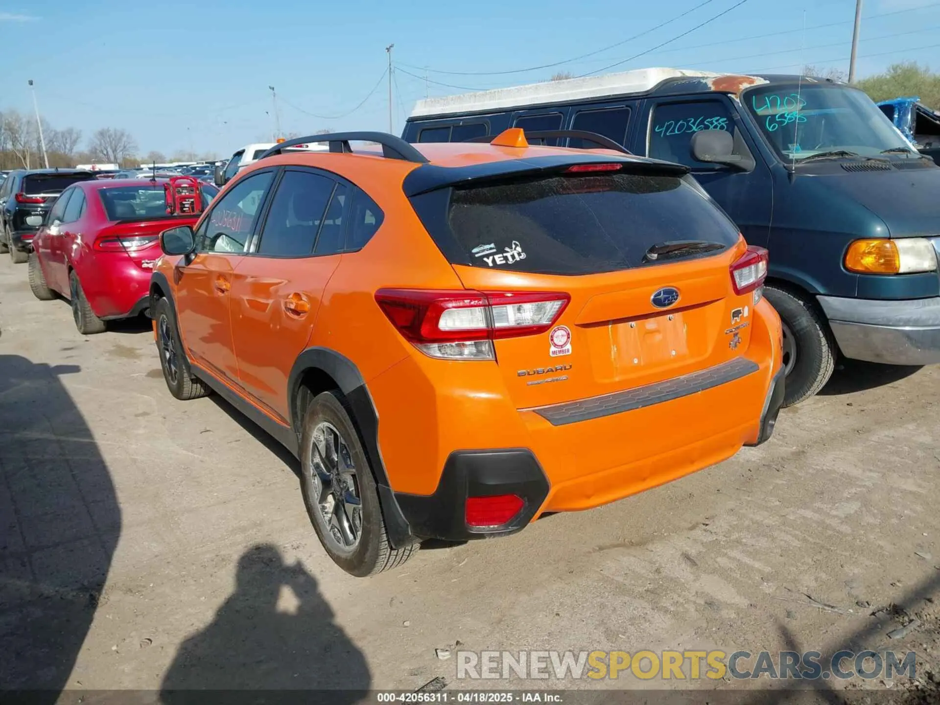 3 fotografías del automóvil dañado JF2GTACCXKH266035 SUBARU CROSSTREK 2019