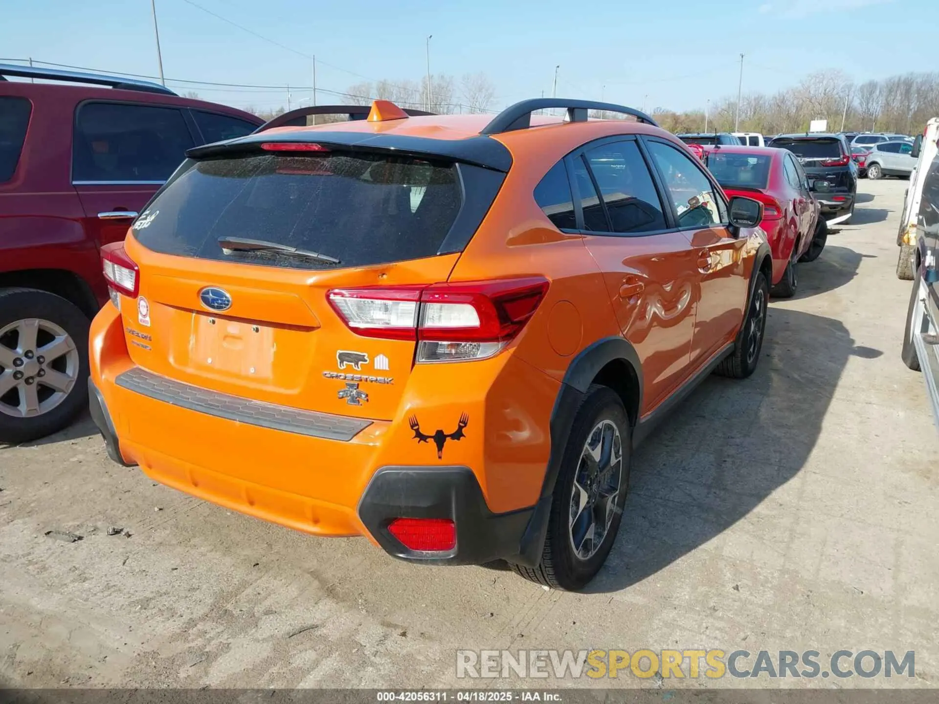 4 fotografías del automóvil dañado JF2GTACCXKH266035 SUBARU CROSSTREK 2019