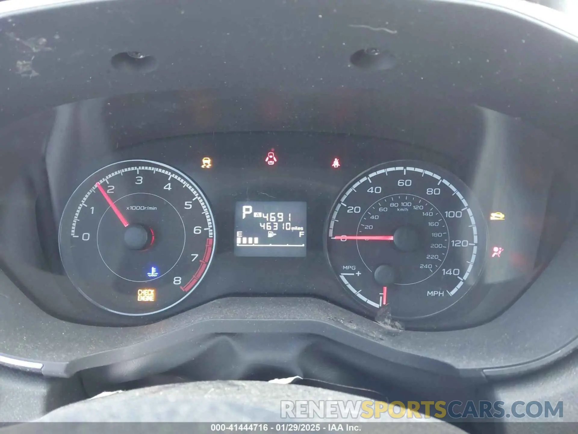7 fotografías del automóvil dañado JF2GTADC0K8224729 SUBARU CROSSTREK 2019