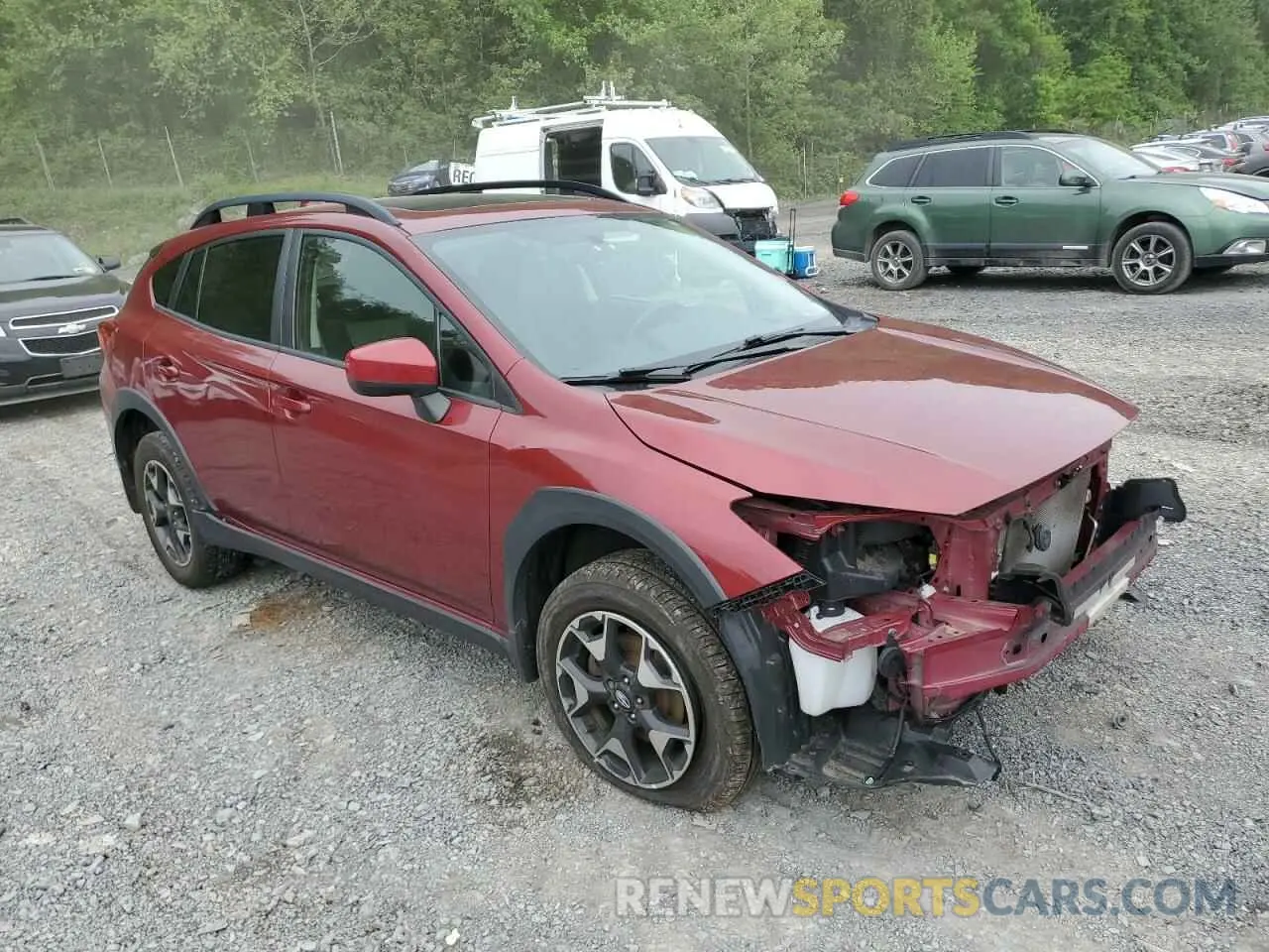 4 fotografías del automóvil dañado JF2GTADC2K8245825 SUBARU CROSSTREK 2019