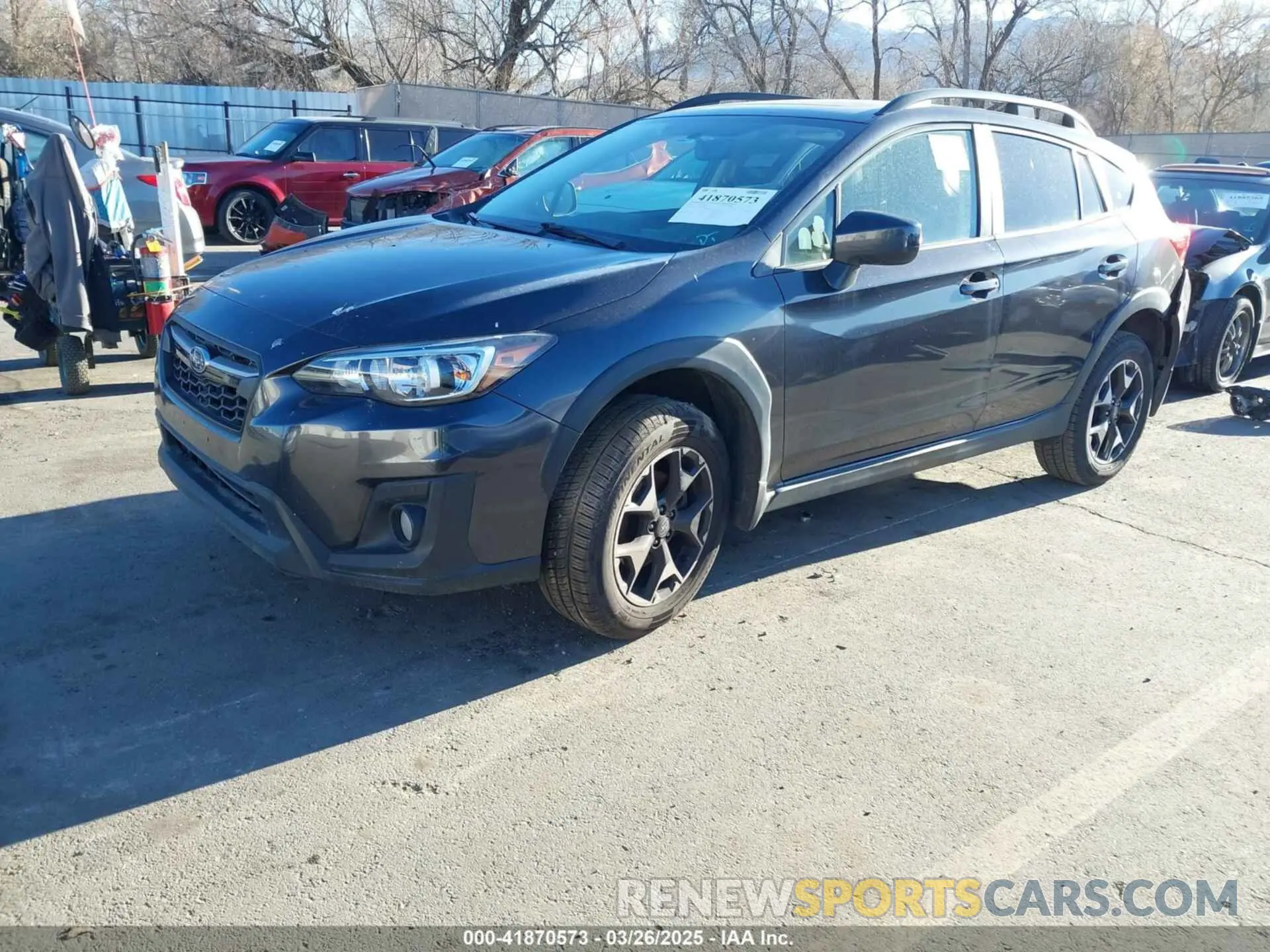 2 fotografías del automóvil dañado JF2GTADC3KH238964 SUBARU CROSSTREK 2019