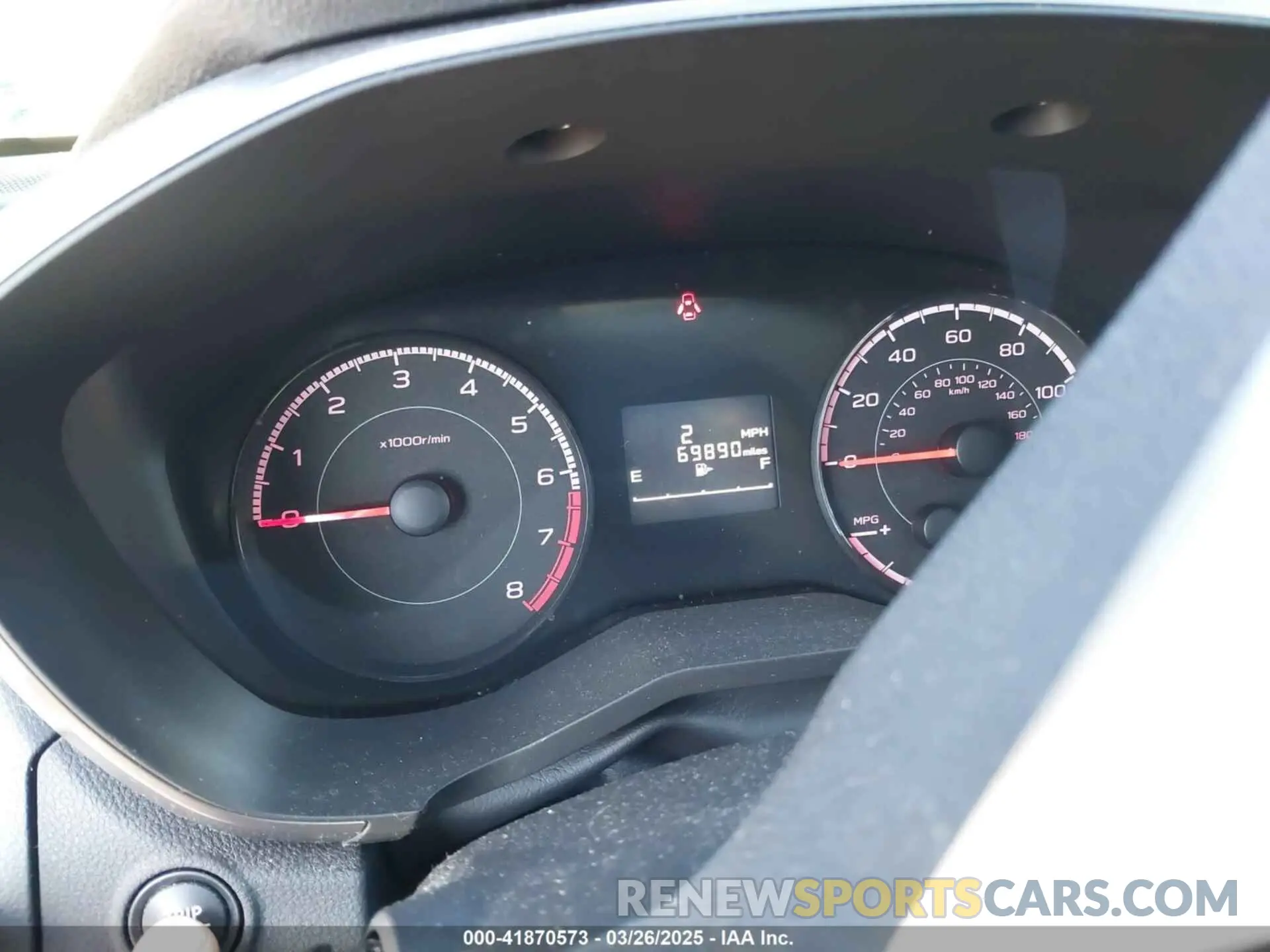 7 fotografías del automóvil dañado JF2GTADC3KH238964 SUBARU CROSSTREK 2019
