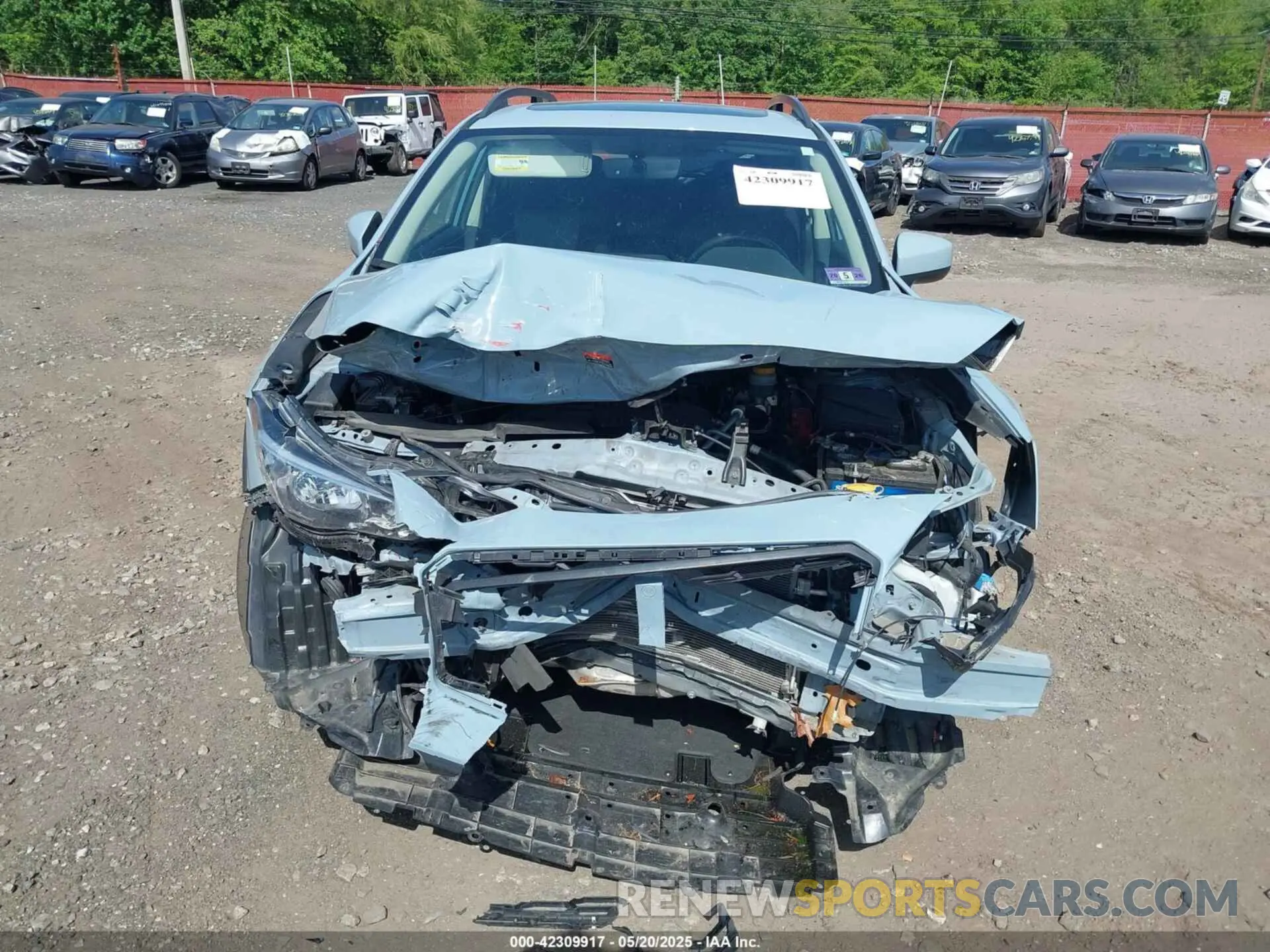 12 fotografías del automóvil dañado JF2GTADC9KH314882 SUBARU CROSSTREK 2019
