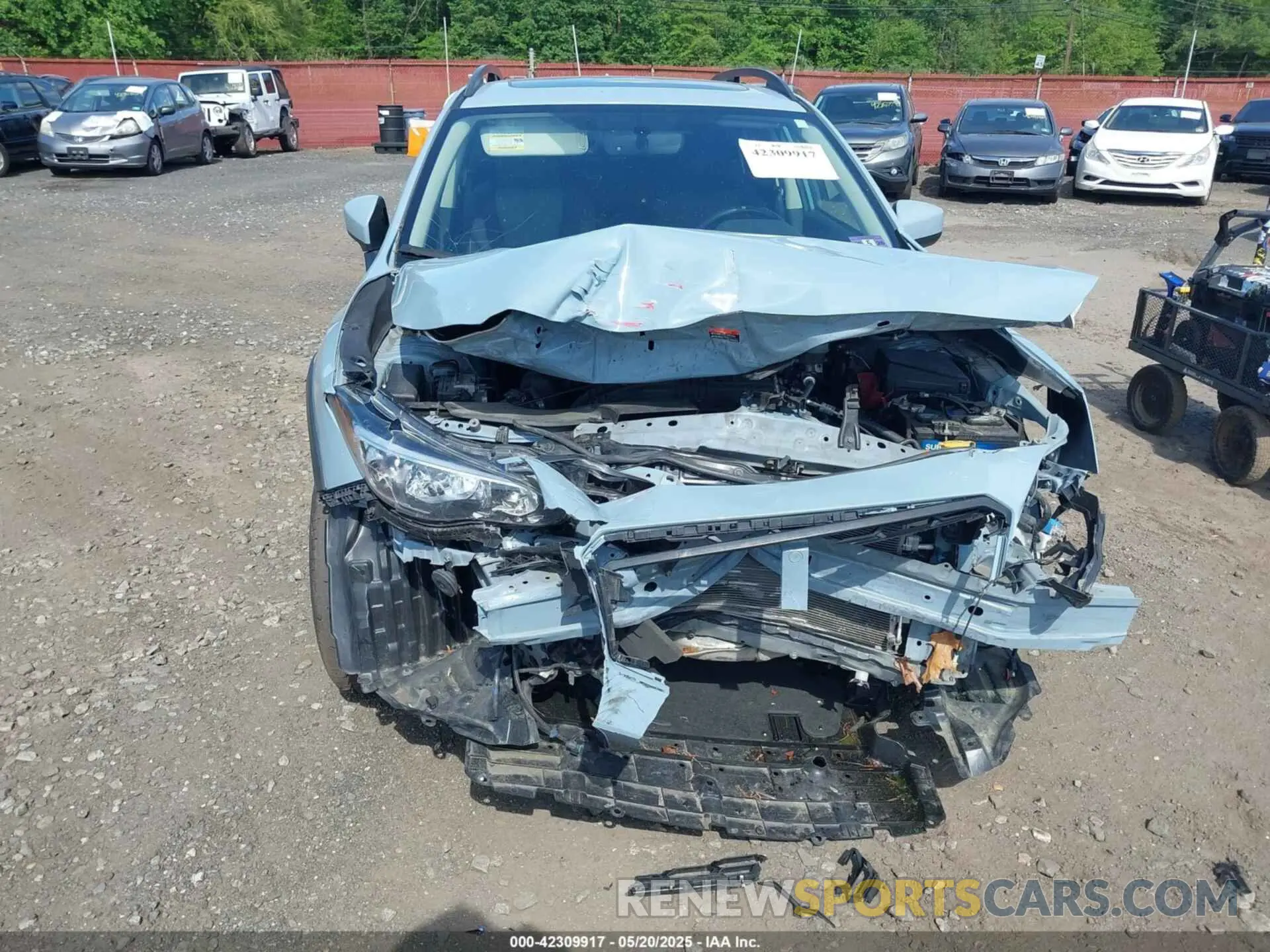 17 fotografías del automóvil dañado JF2GTADC9KH314882 SUBARU CROSSTREK 2019