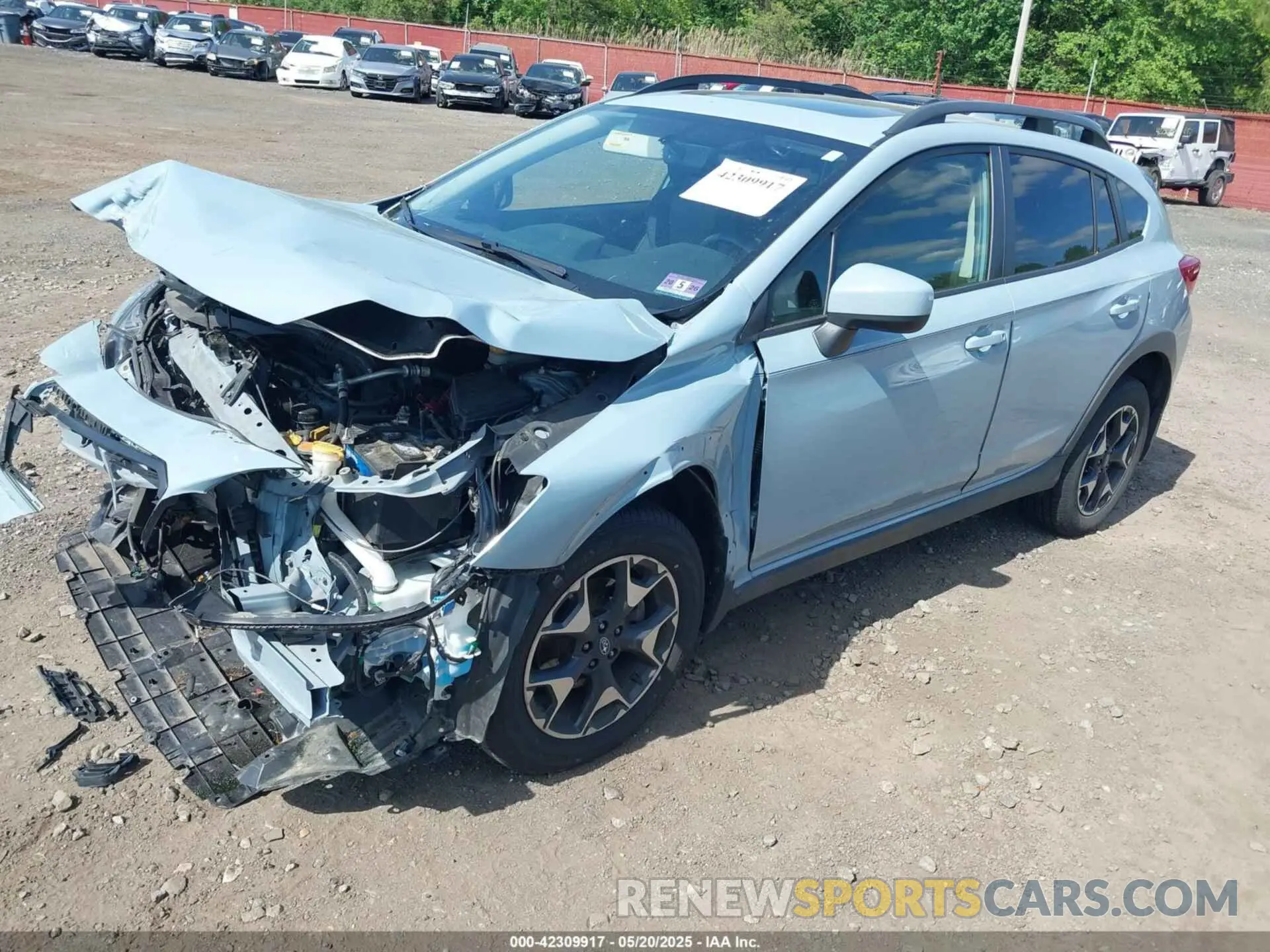 2 fotografías del automóvil dañado JF2GTADC9KH314882 SUBARU CROSSTREK 2019