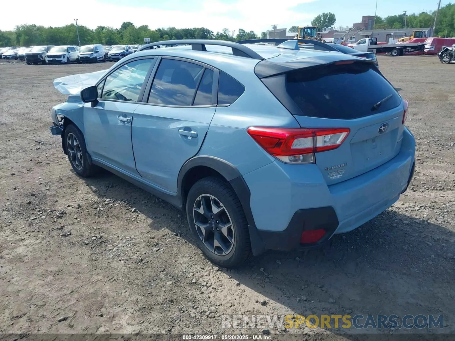 3 fotografías del automóvil dañado JF2GTADC9KH314882 SUBARU CROSSTREK 2019