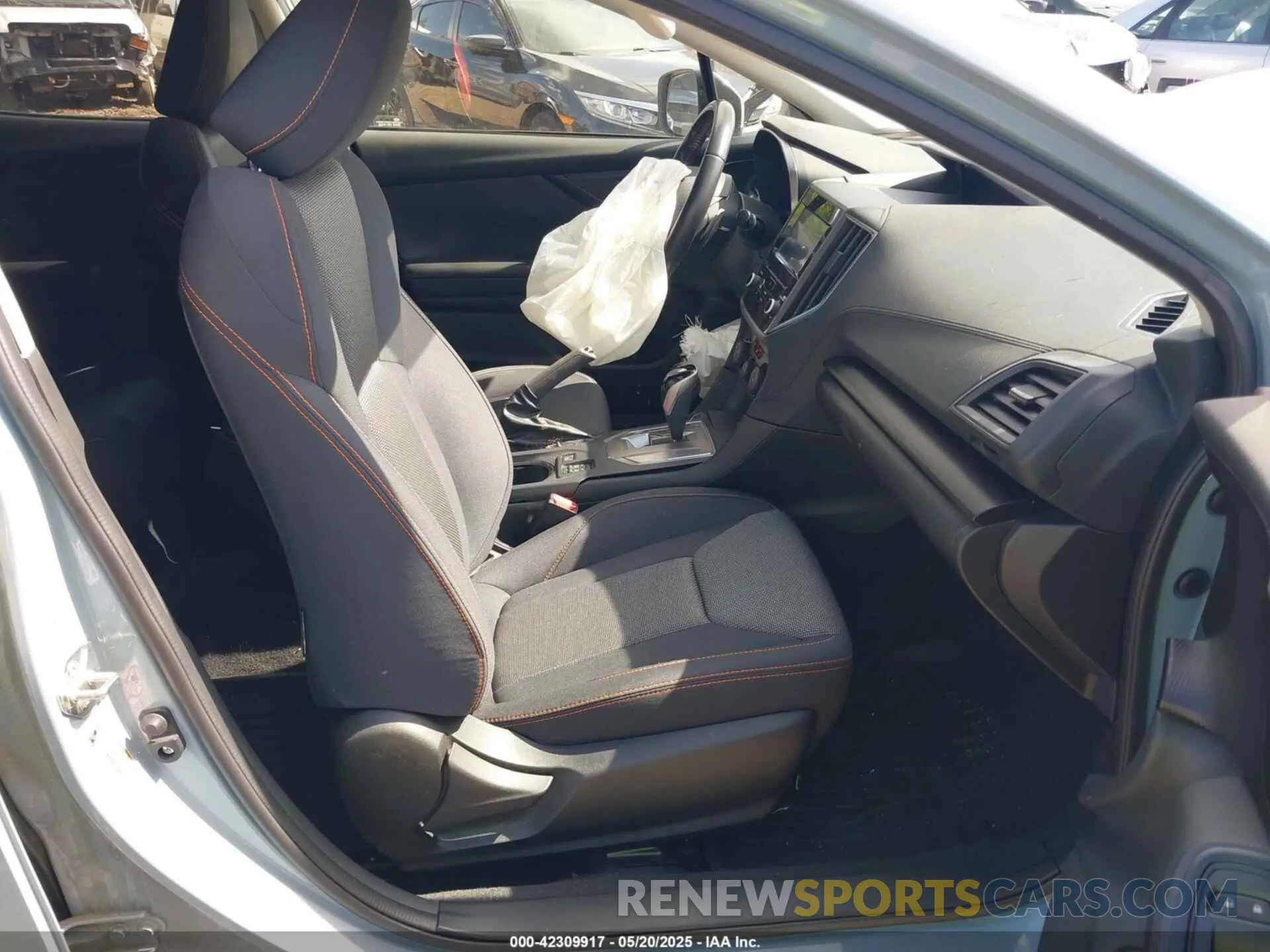 5 fotografías del automóvil dañado JF2GTADC9KH314882 SUBARU CROSSTREK 2019