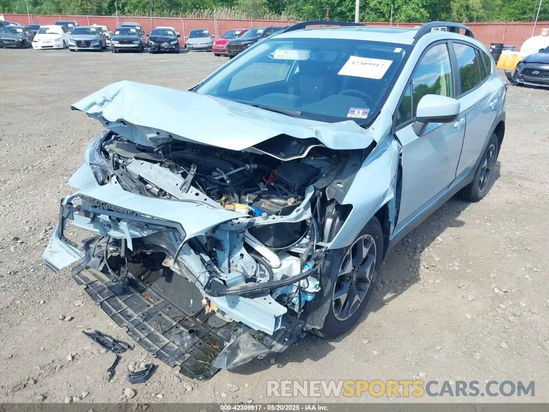 6 fotografías del automóvil dañado JF2GTADC9KH314882 SUBARU CROSSTREK 2019