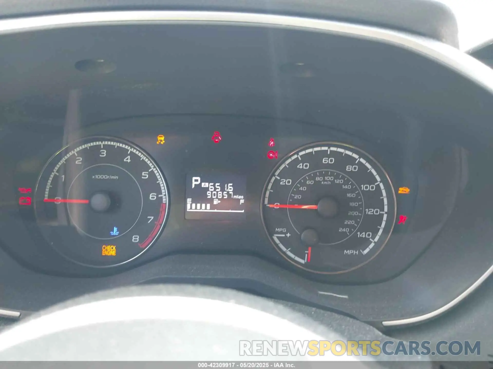 7 fotografías del automóvil dañado JF2GTADC9KH314882 SUBARU CROSSTREK 2019