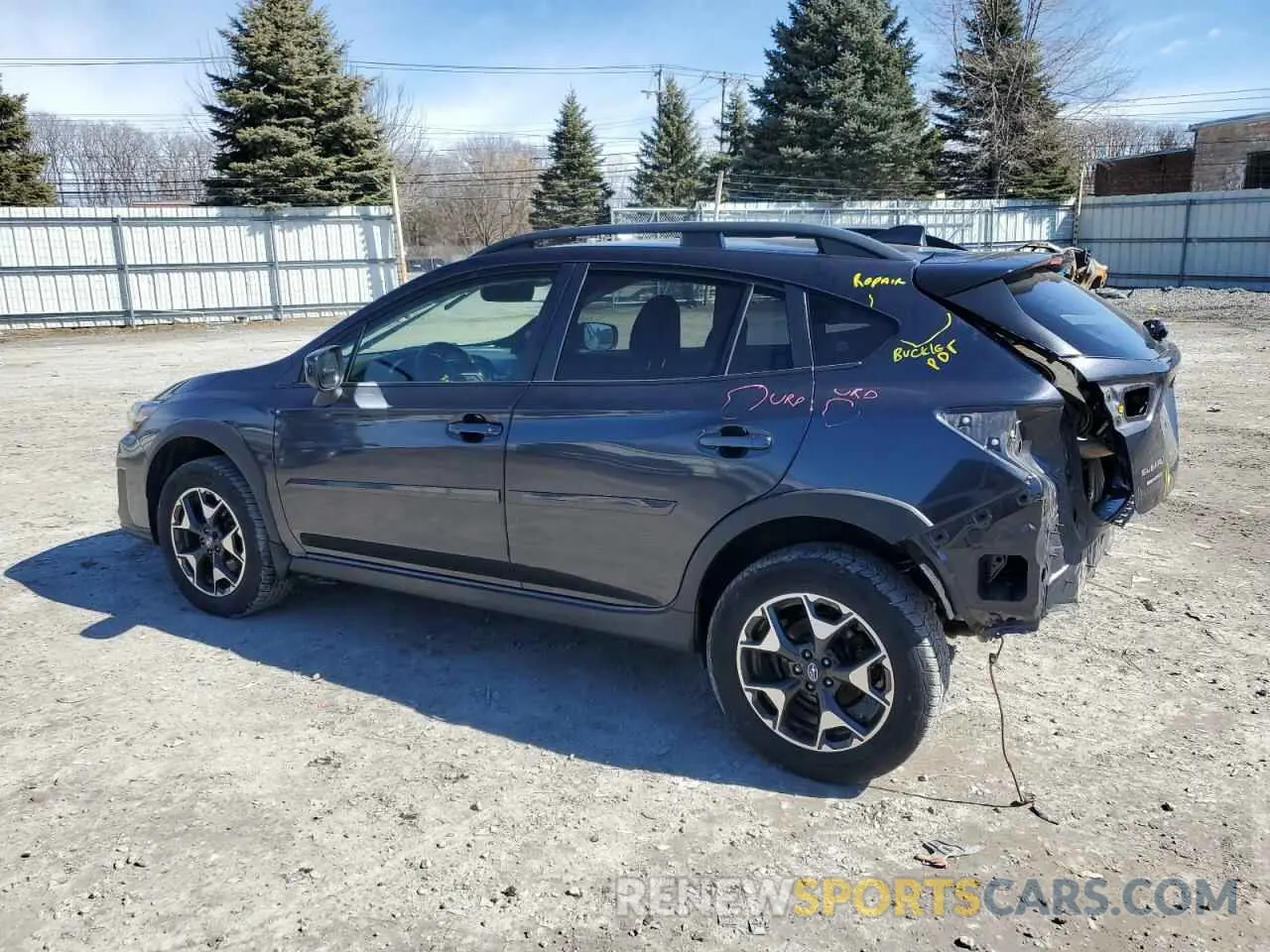 2 fotografías del automóvil dañado JF2GTADCXK8378865 SUBARU CROSSTREK 2019