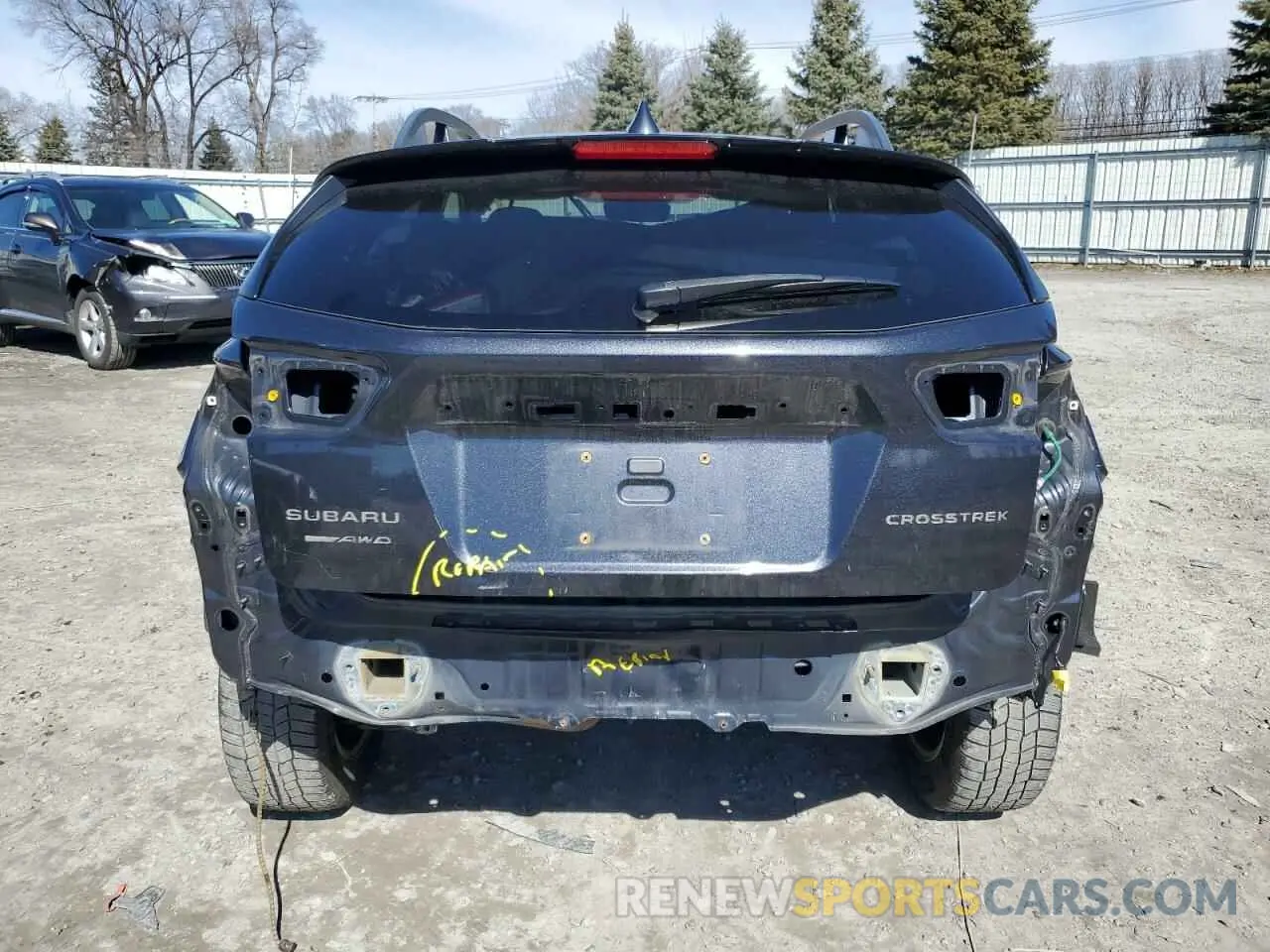 6 fotografías del automóvil dañado JF2GTADCXK8378865 SUBARU CROSSTREK 2019