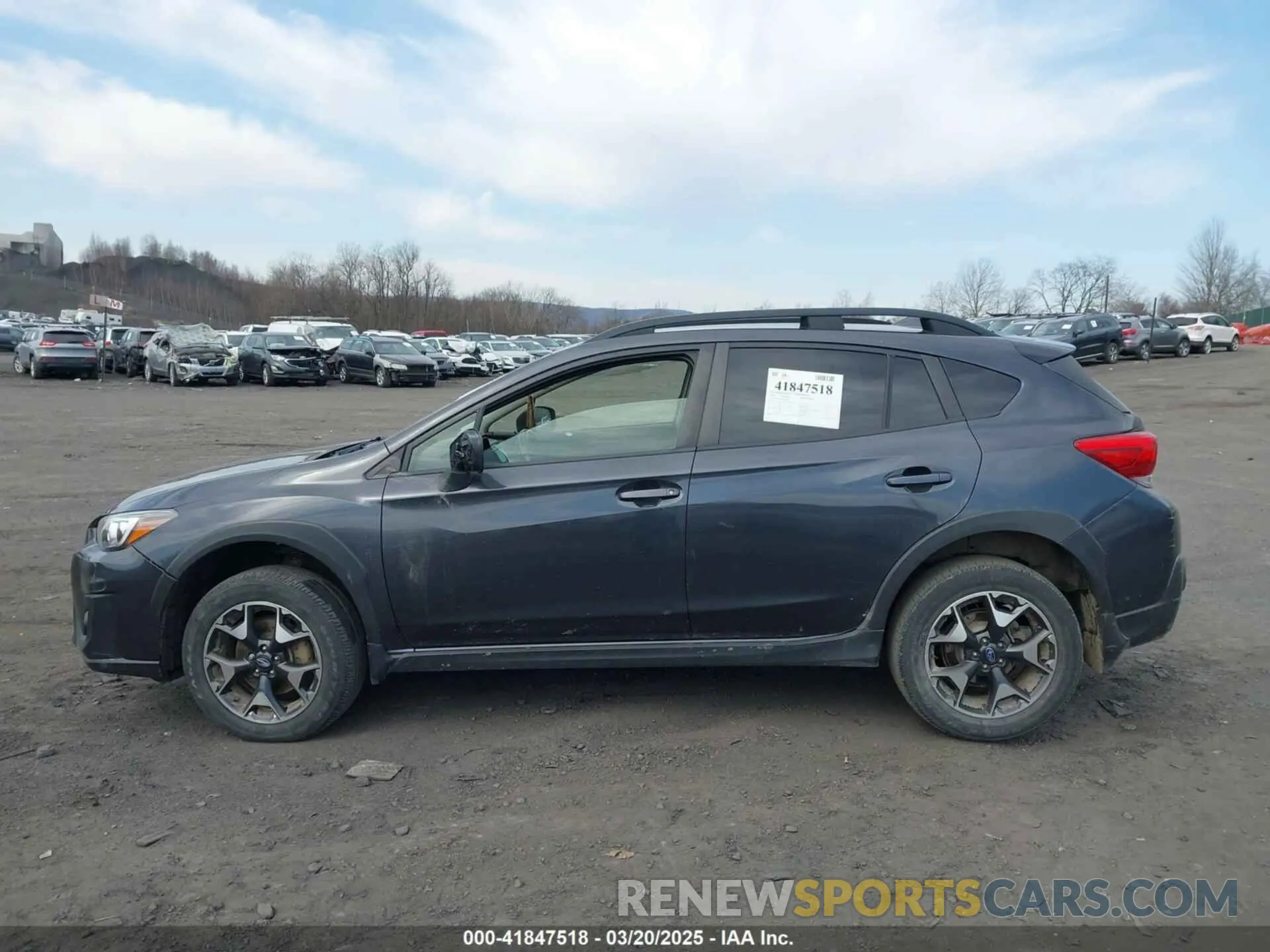 14 fotografías del automóvil dañado JF2GTAEC0KH317782 SUBARU CROSSTREK 2019