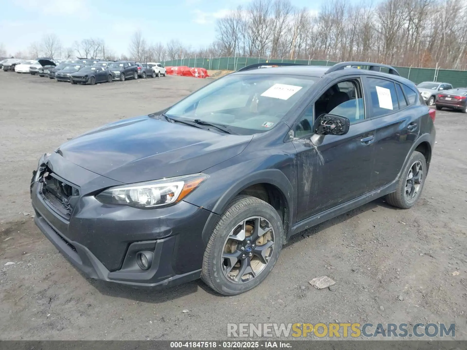 2 fotografías del automóvil dañado JF2GTAEC0KH317782 SUBARU CROSSTREK 2019