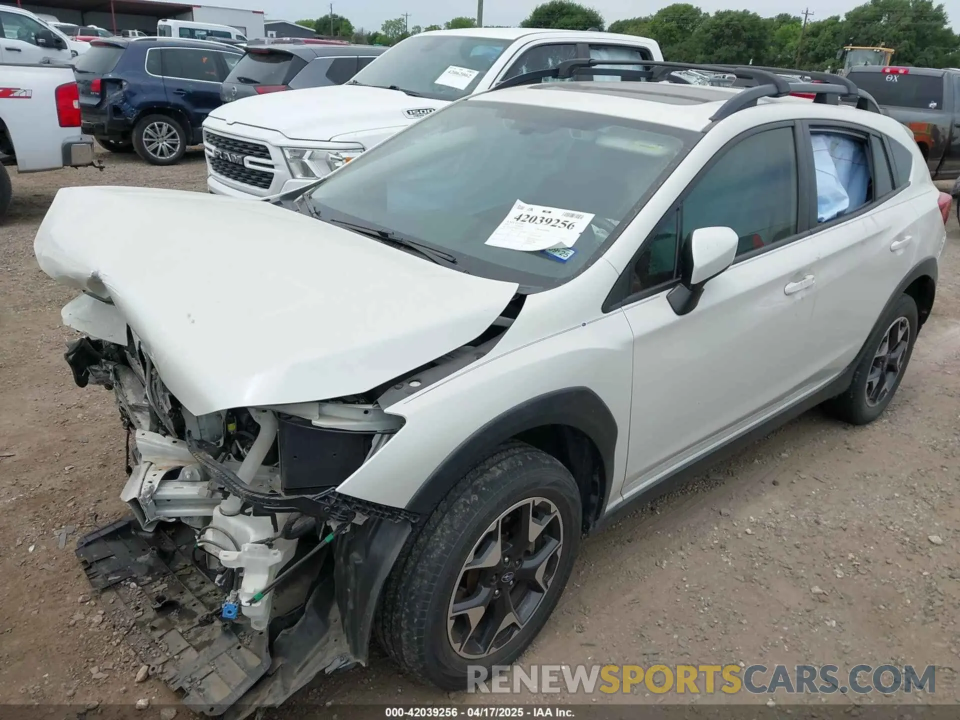 2 fotografías del automóvil dañado JF2GTAEC3K8270165 SUBARU CROSSTREK 2019