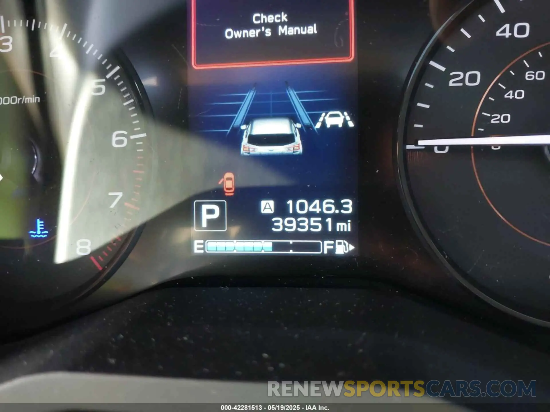 15 fotografías del automóvil dañado JF2GTAEC4KH241757 SUBARU CROSSTREK 2019