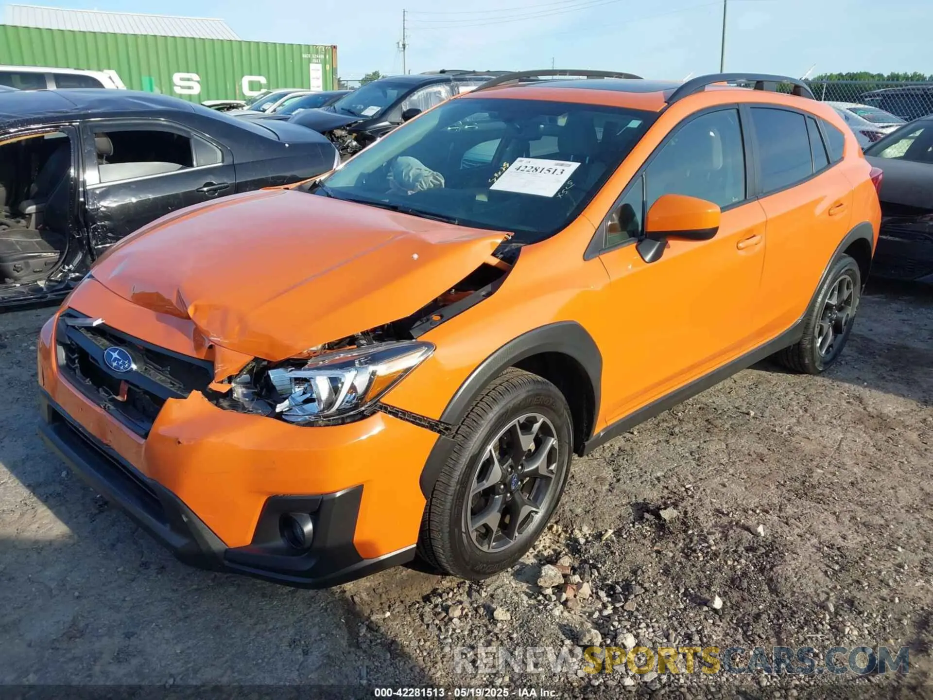 2 fotografías del automóvil dañado JF2GTAEC4KH241757 SUBARU CROSSTREK 2019