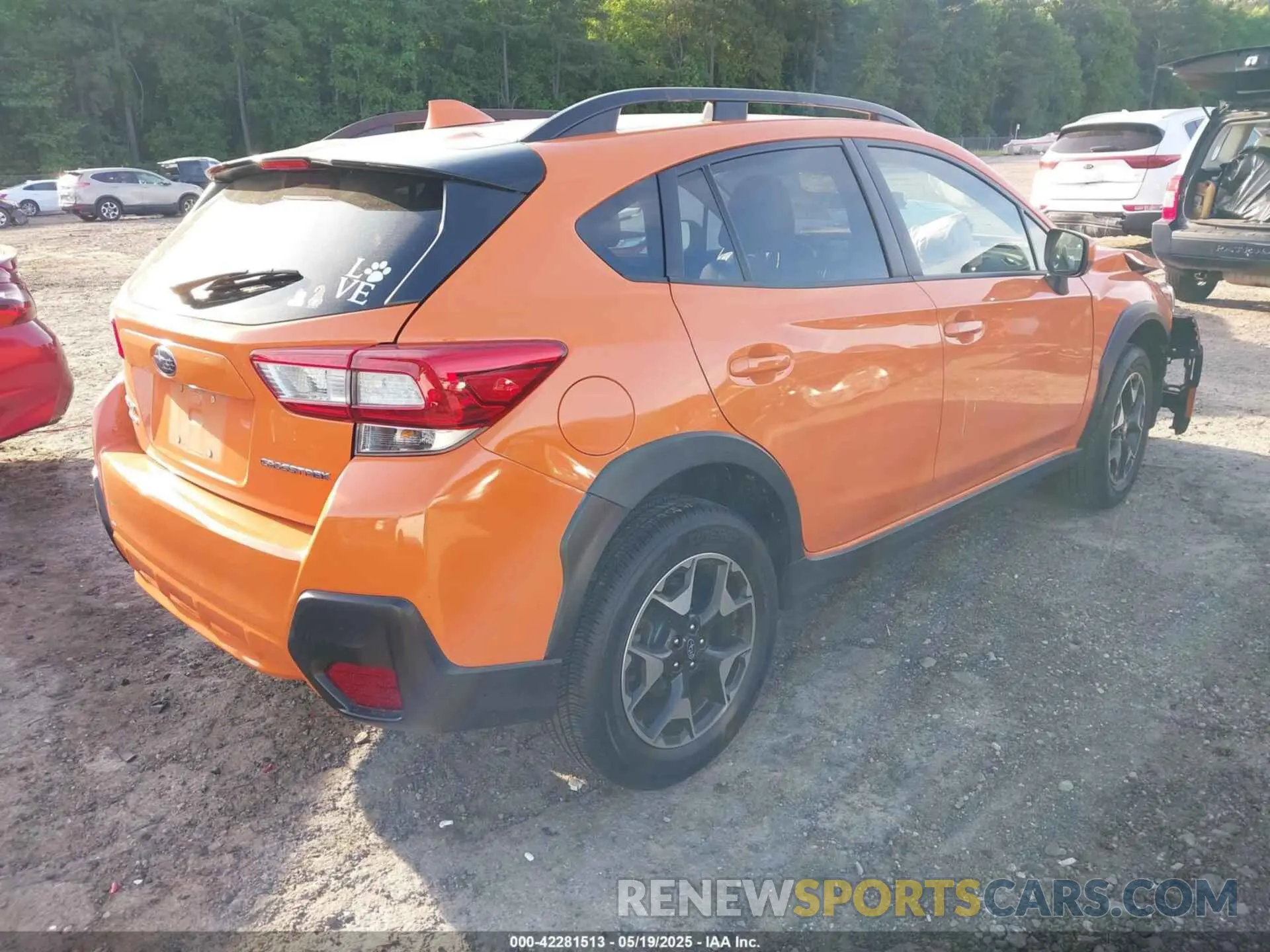4 fotografías del automóvil dañado JF2GTAEC4KH241757 SUBARU CROSSTREK 2019