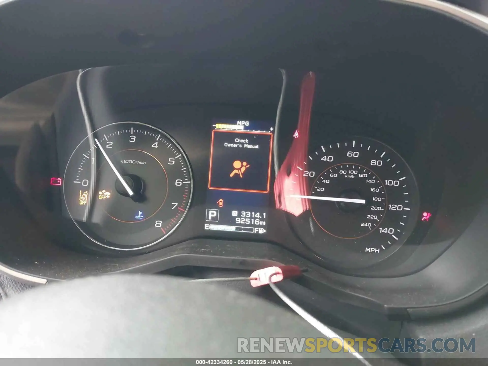 7 fotografías del automóvil dañado JF2GTAEC4KH306901 SUBARU CROSSTREK 2019