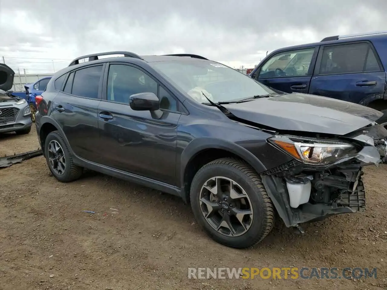 4 fotografías del automóvil dañado JF2GTAEC4KH316425 SUBARU CROSSTREK 2019