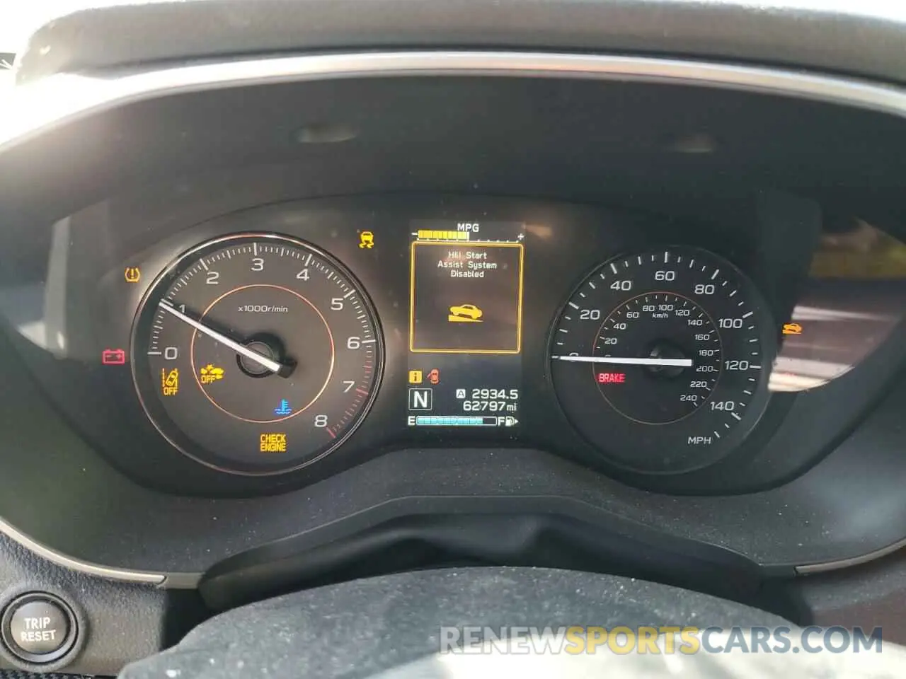 9 fotografías del automóvil dañado JF2GTAEC5K8385804 SUBARU CROSSTREK 2019