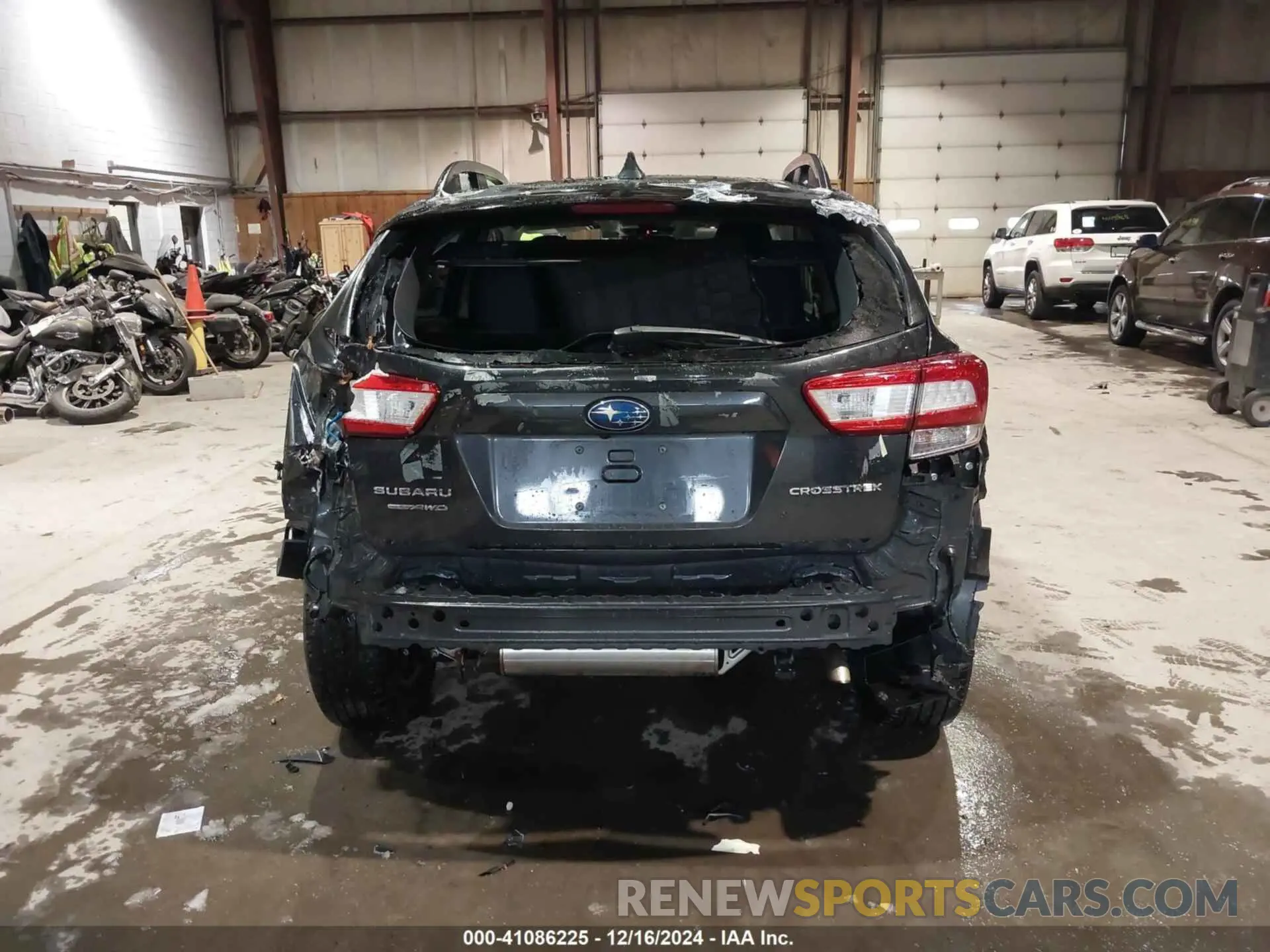 17 fotografías del automóvil dañado JF2GTAEC5KH293592 SUBARU CROSSTREK 2019