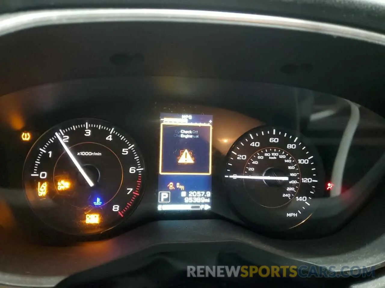 9 fotografías del automóvil dañado JF2GTAEC5KH306244 SUBARU CROSSTREK 2019