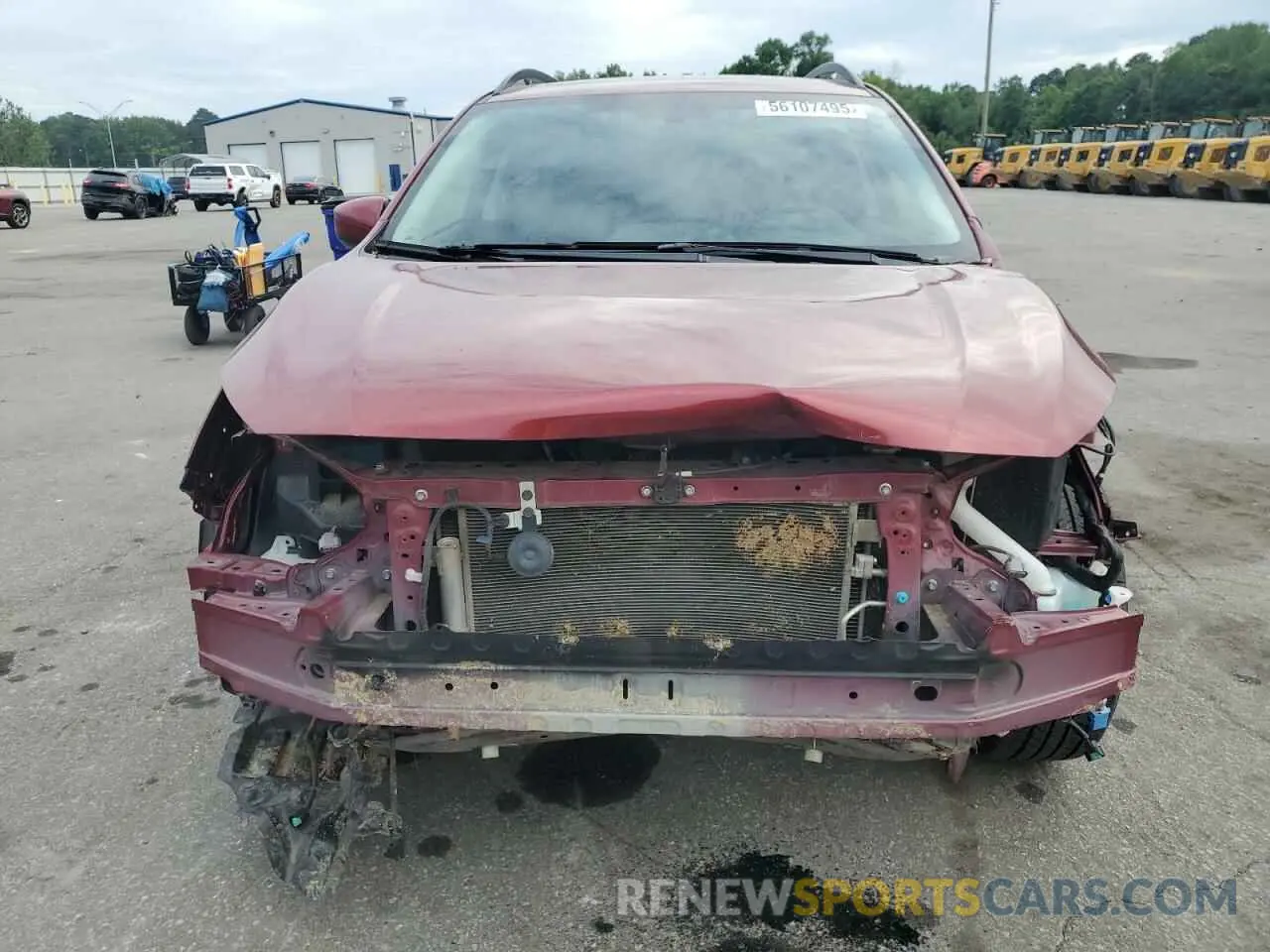 5 fotografías del automóvil dañado JF2GTAEC6KH258625 SUBARU CROSSTREK 2019