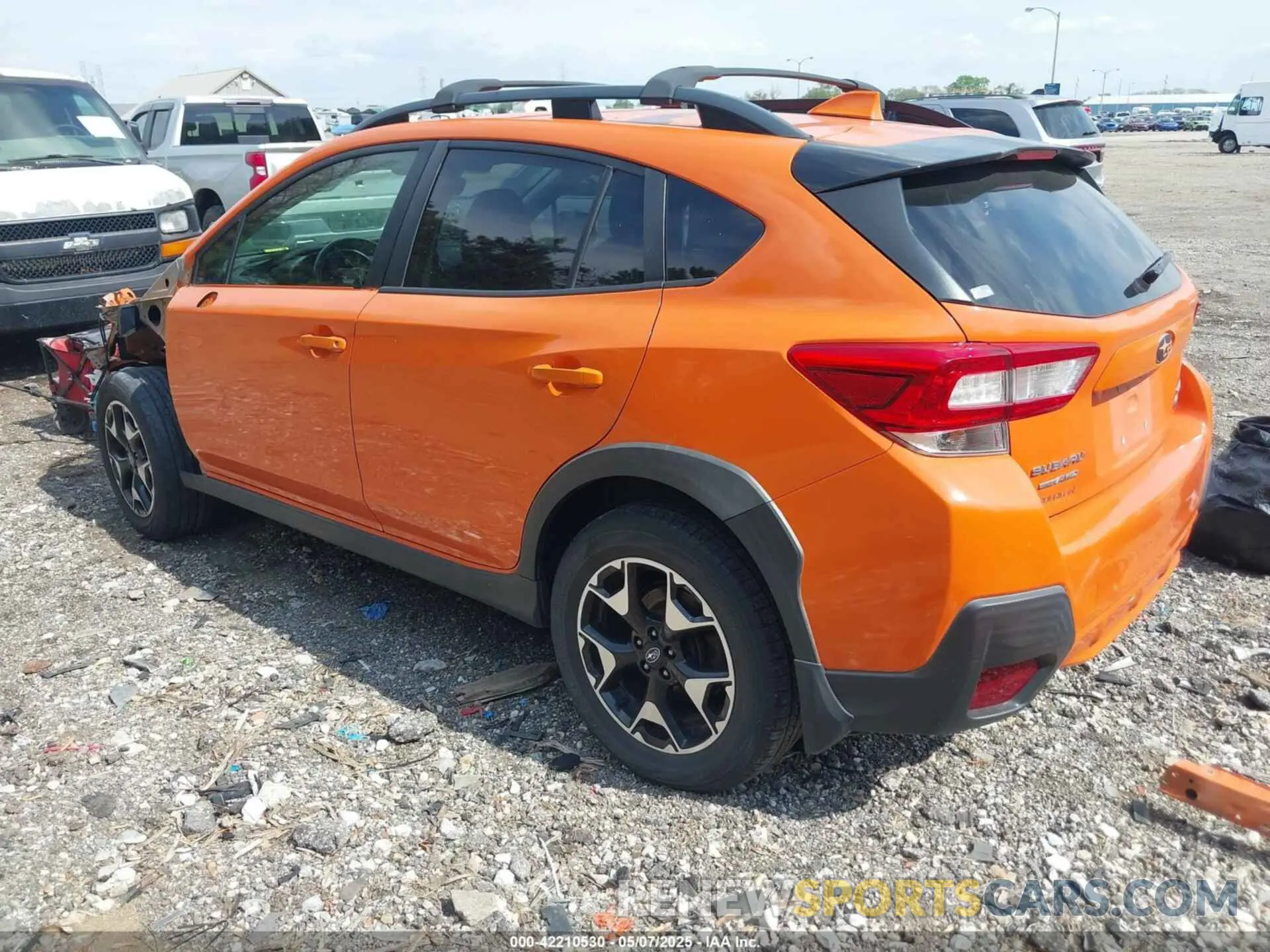 3 fotografías del automóvil dañado JF2GTAEC8KH308053 SUBARU CROSSTREK 2019