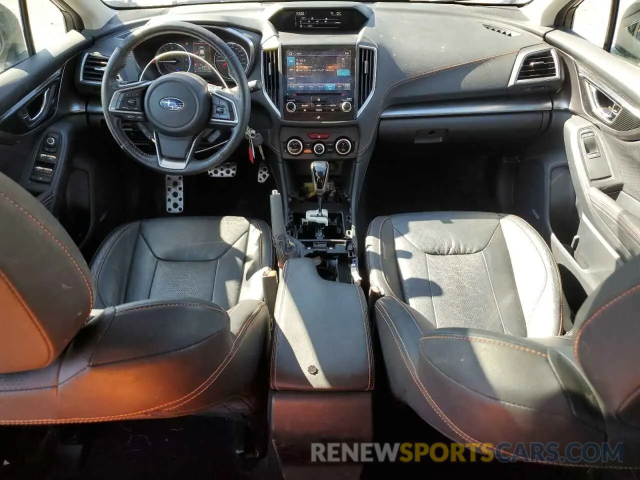 8 fotografías del automóvil dañado JF2GTALC4KH238943 SUBARU CROSSTREK 2019
